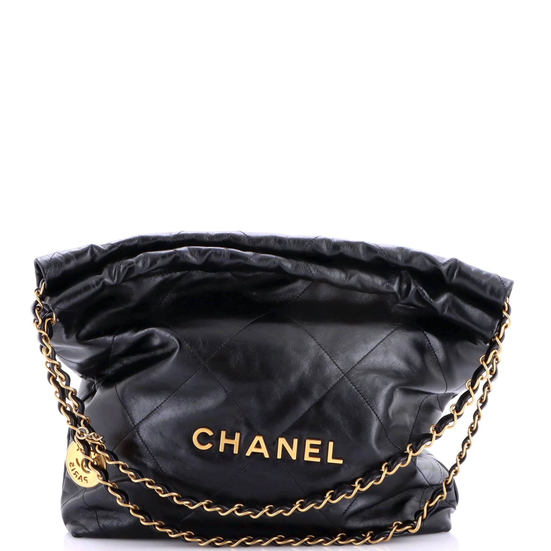 22 Chain Hobo Quilted Calfskin Small