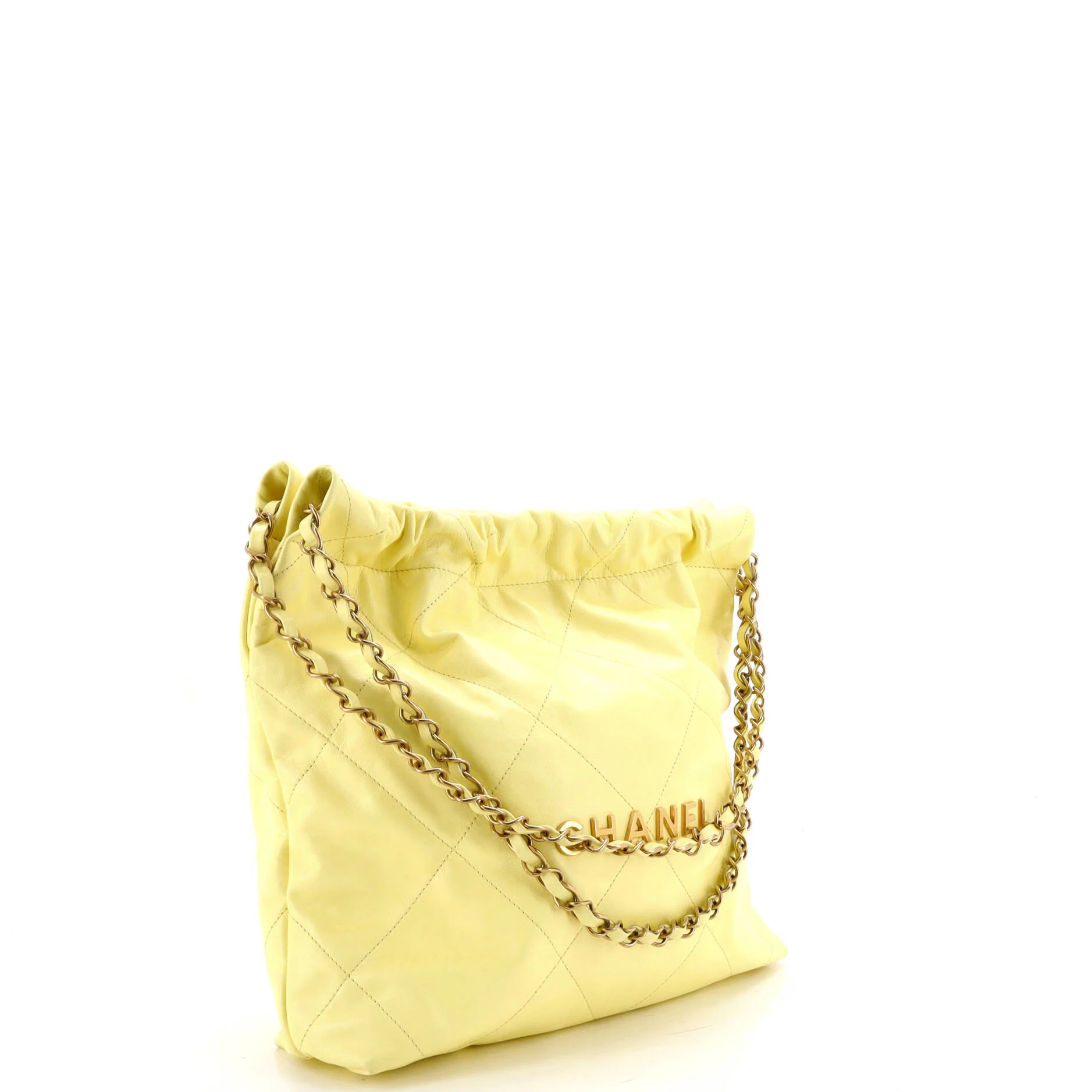 22 Chain Hobo Quilted Calfskin Small - Image 3
