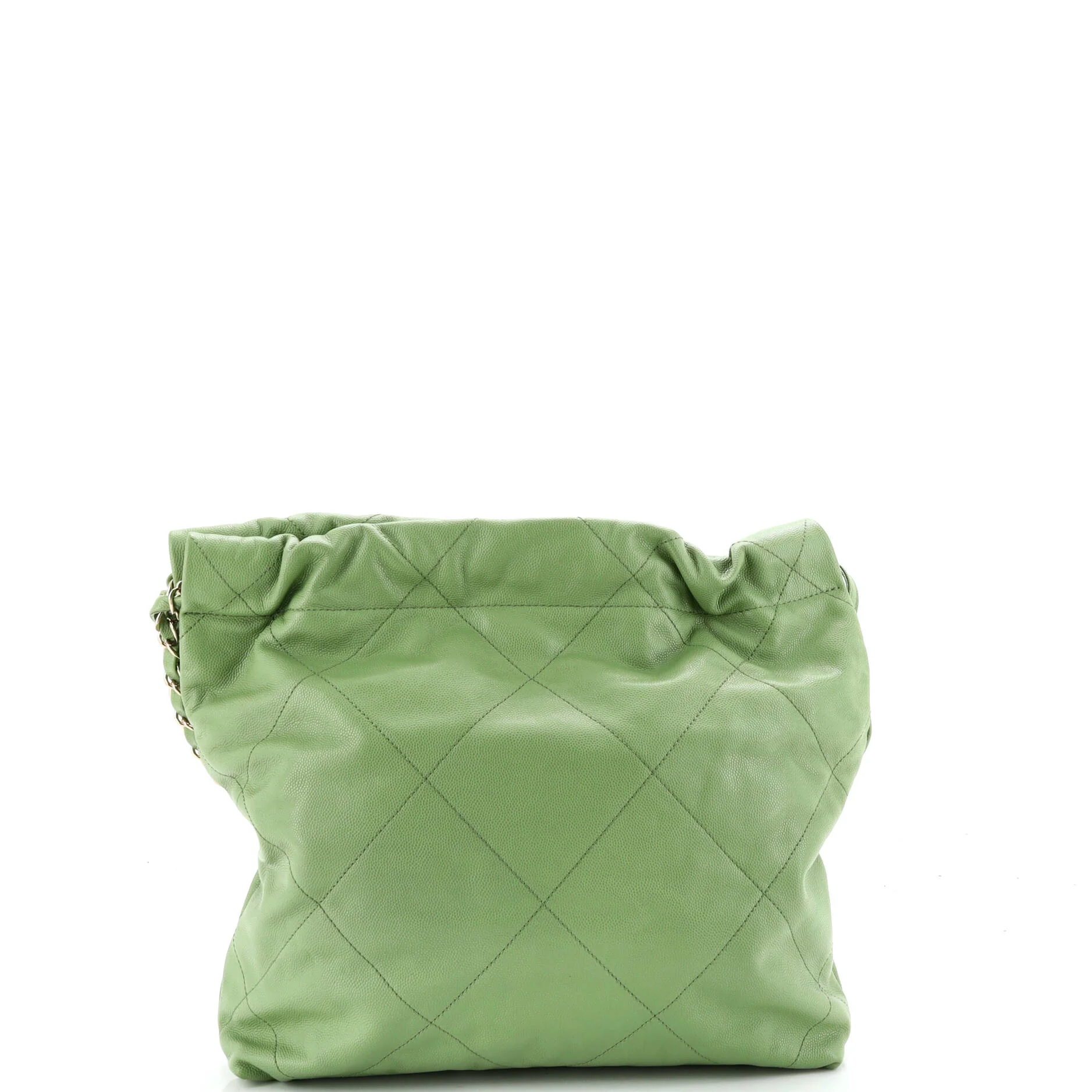 22 Chain Hobo Quilted Caviar Small - Image 4