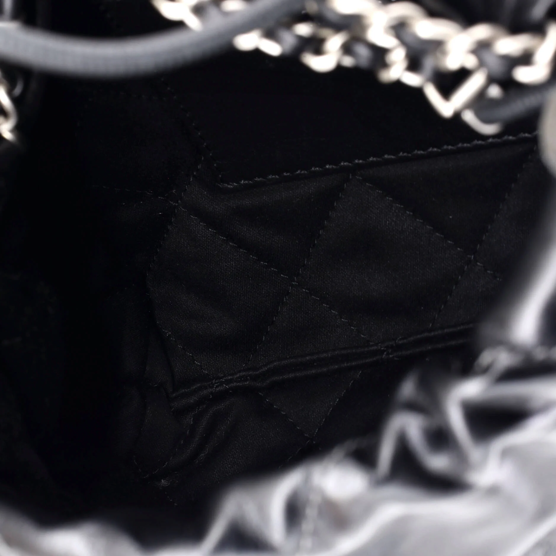 22 Chain Hobo Quilted Metallic Degrade Calfskin Mini - Image 5