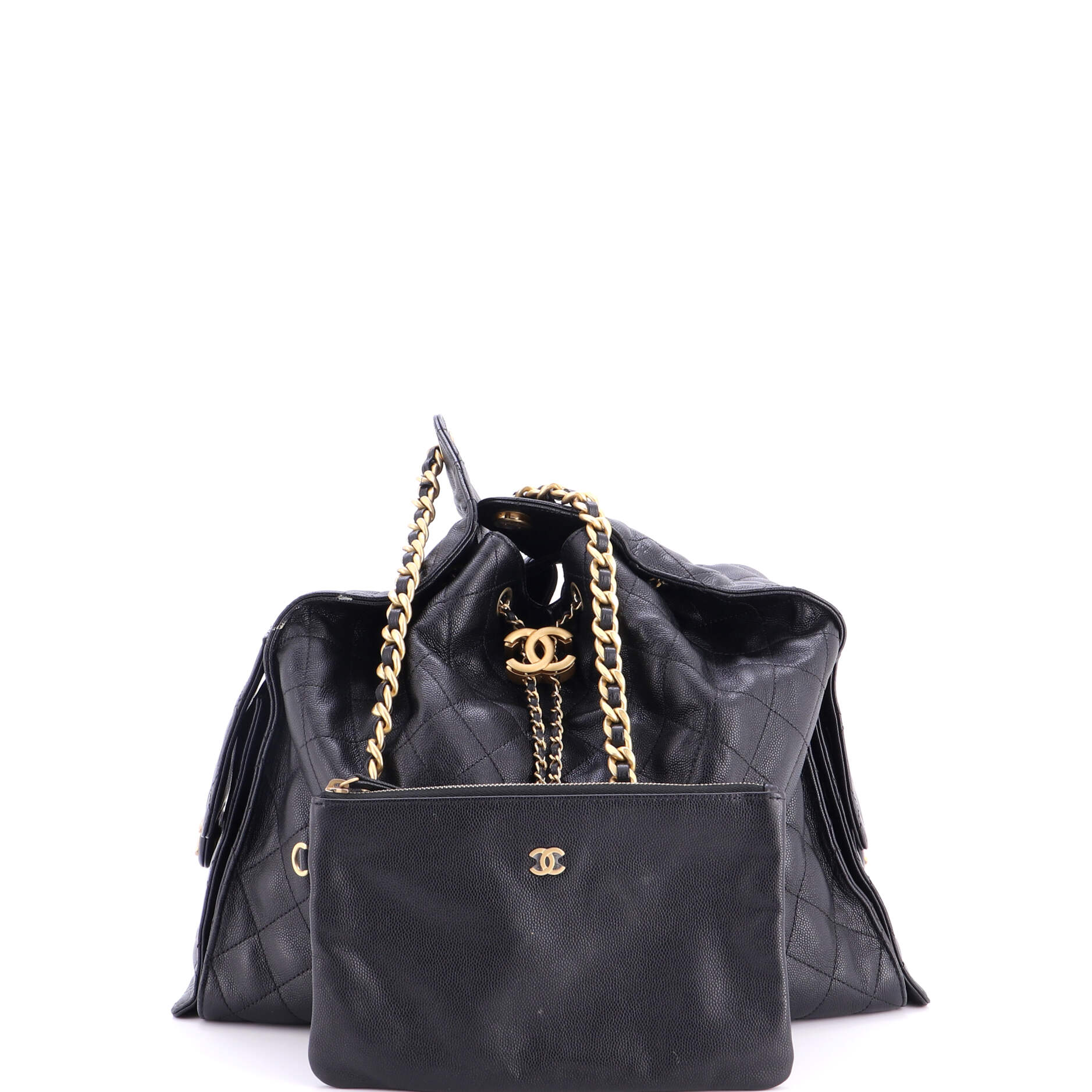 25 Hobo Bag Quilted Caviar Medium - Image 2
