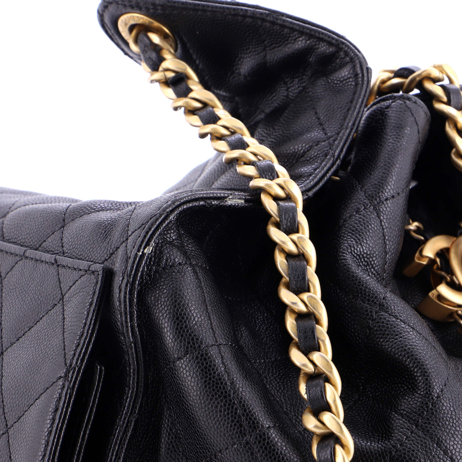 25 Hobo Bag Quilted Caviar Medium - Image 6