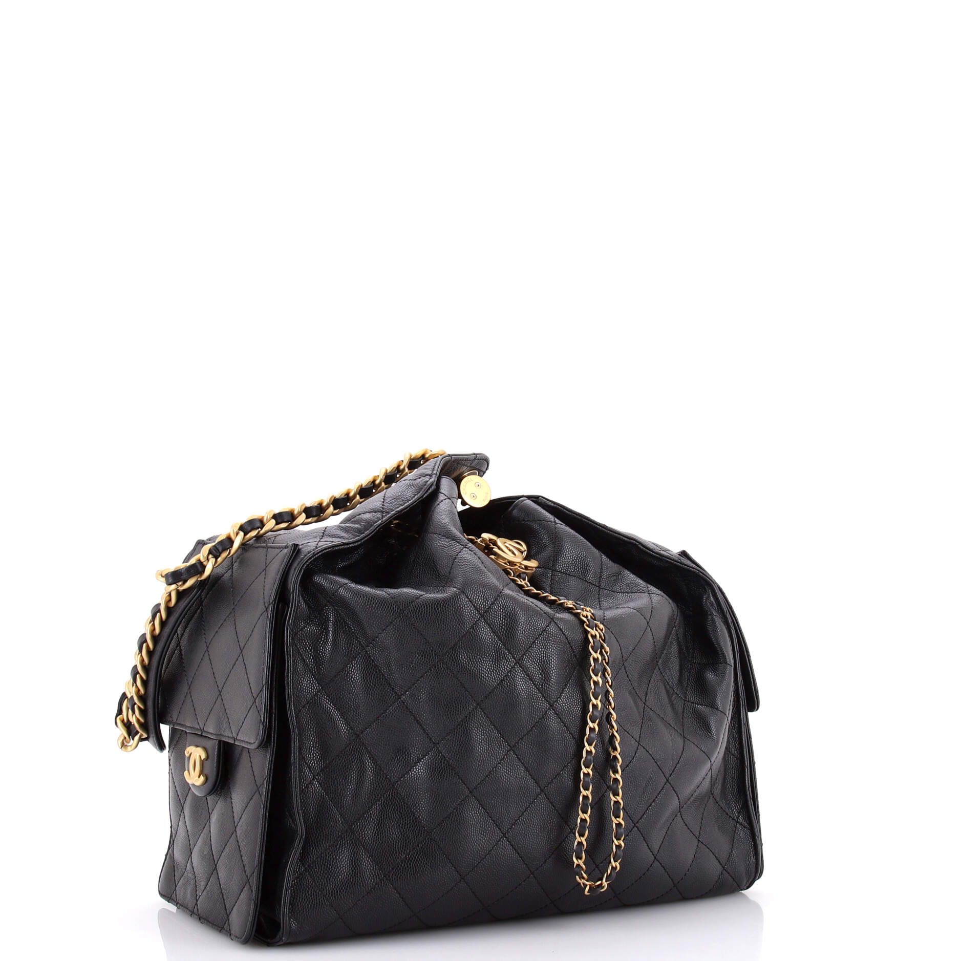 25 Hobo Bag Quilted Caviar Medium - Image 3