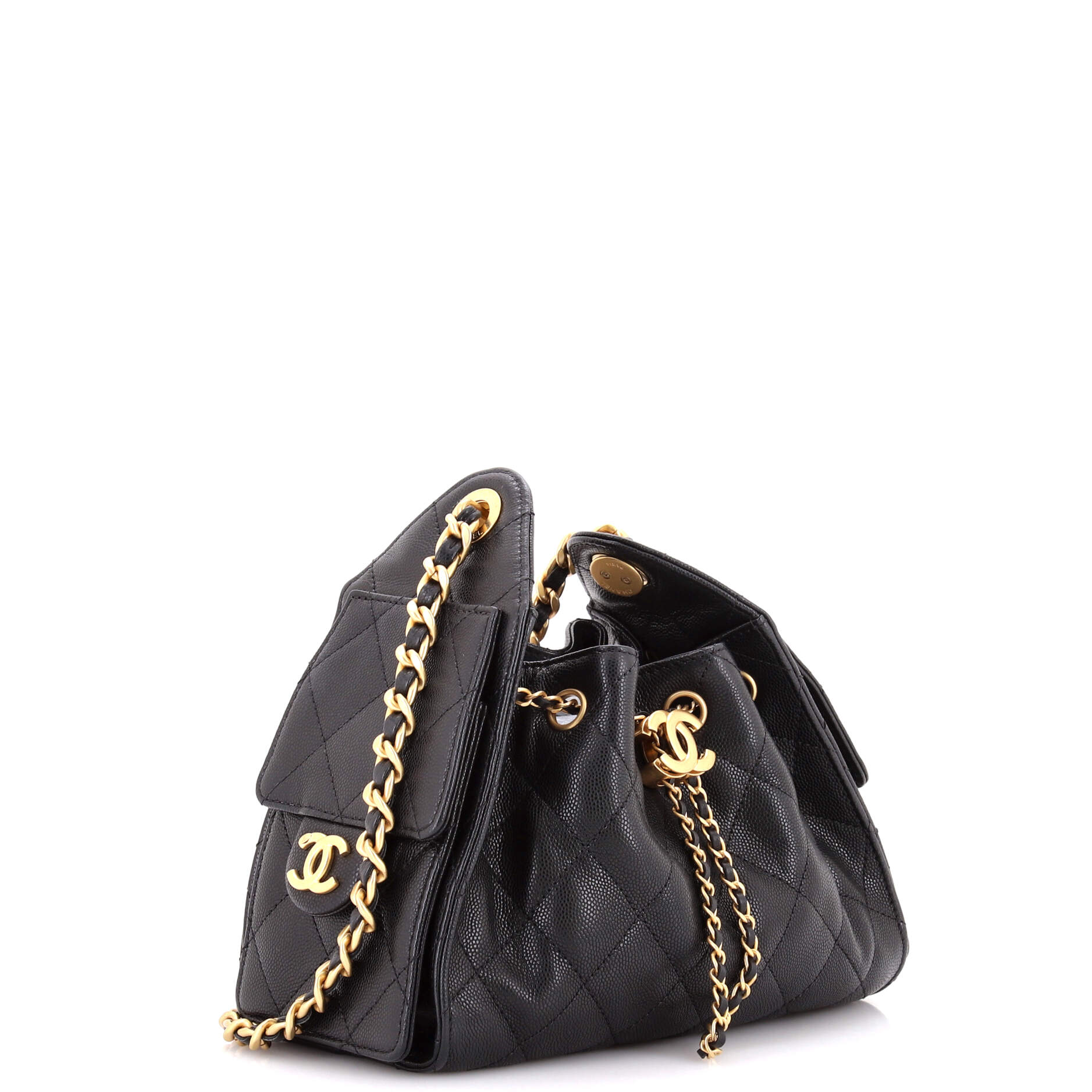 25 Hobo Bag Quilted Caviar Mini - Image 2