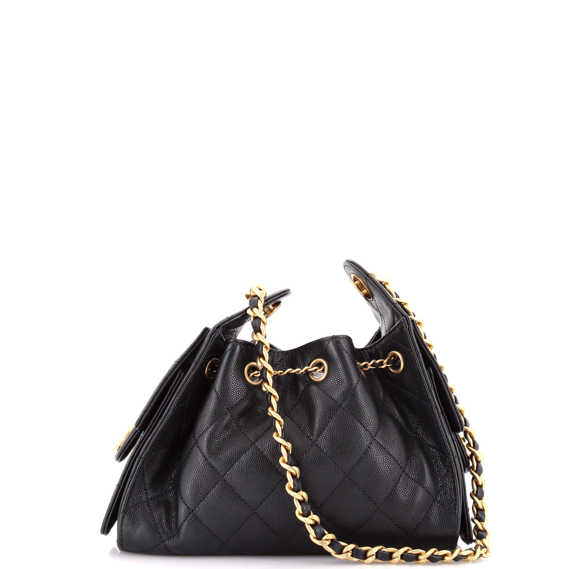 25 Hobo Bag Quilted Caviar Mini - Image 3