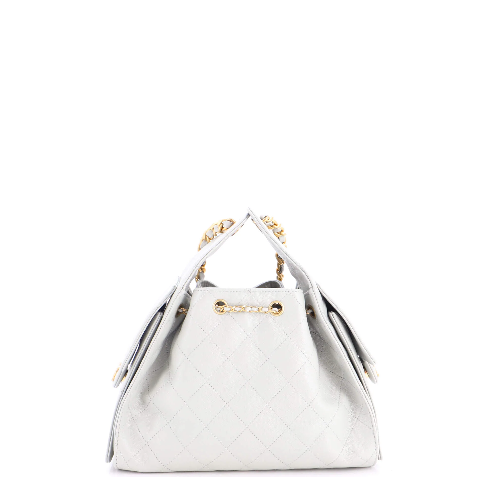 25 Hobo Bag Quilted Caviar Small - Image 4