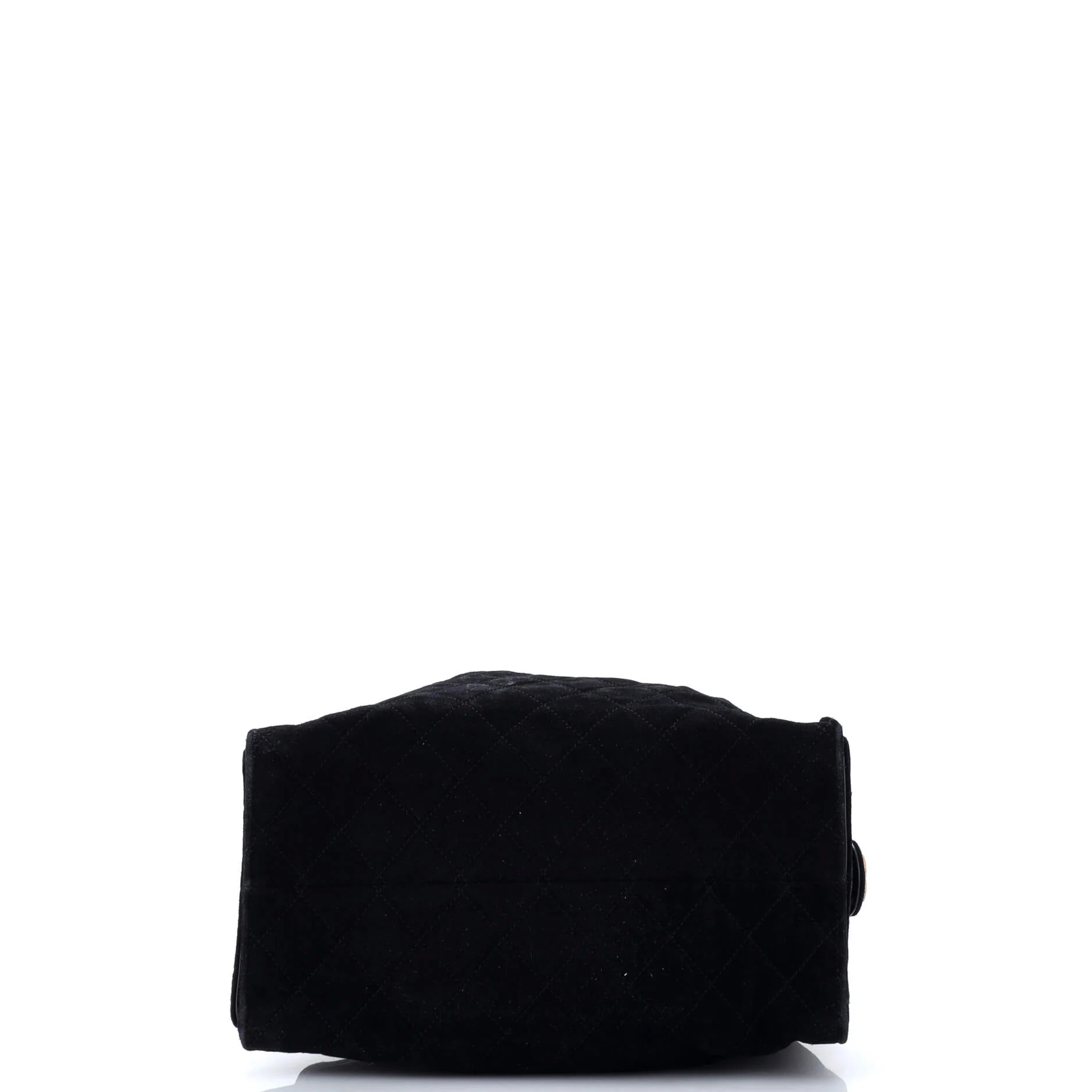 25 Hobo Bag Quilted Suede Medium - Image 4