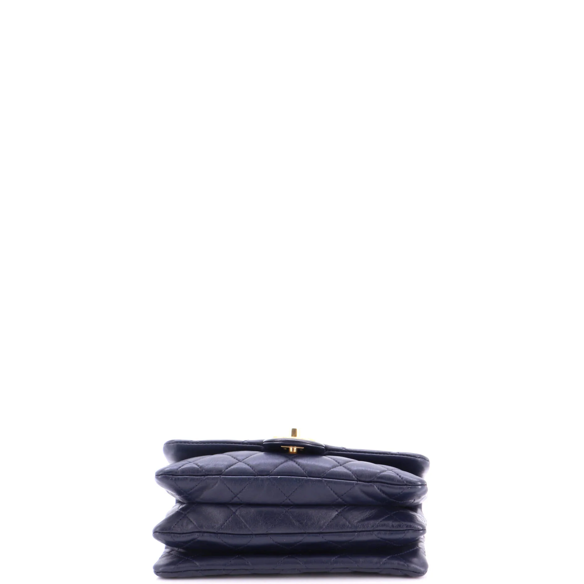 All Slide Long Flap Bag Quilted Lambskin Small - Image 4