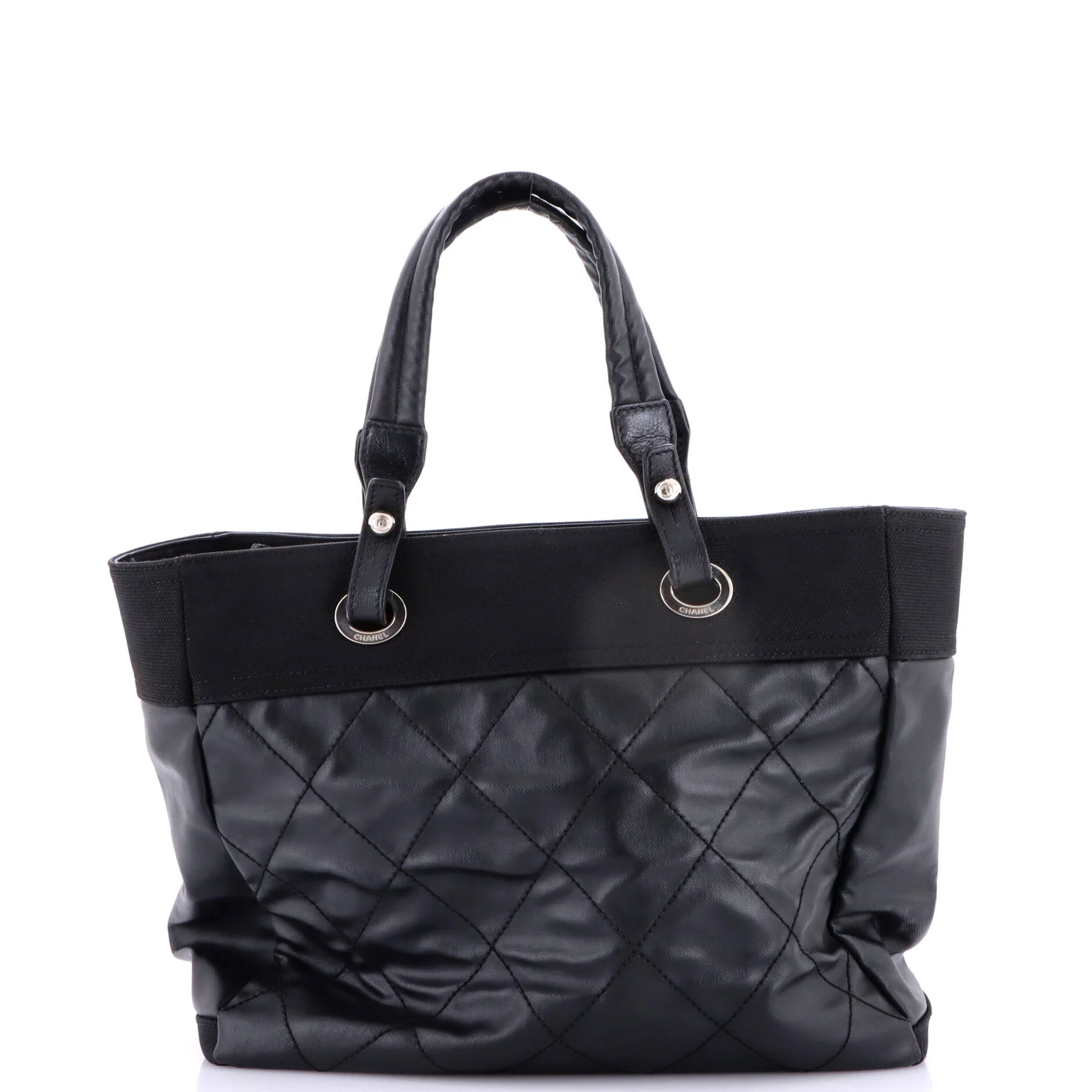 Biarritz Tote Quilted Coated Canvas Large - Image 3
