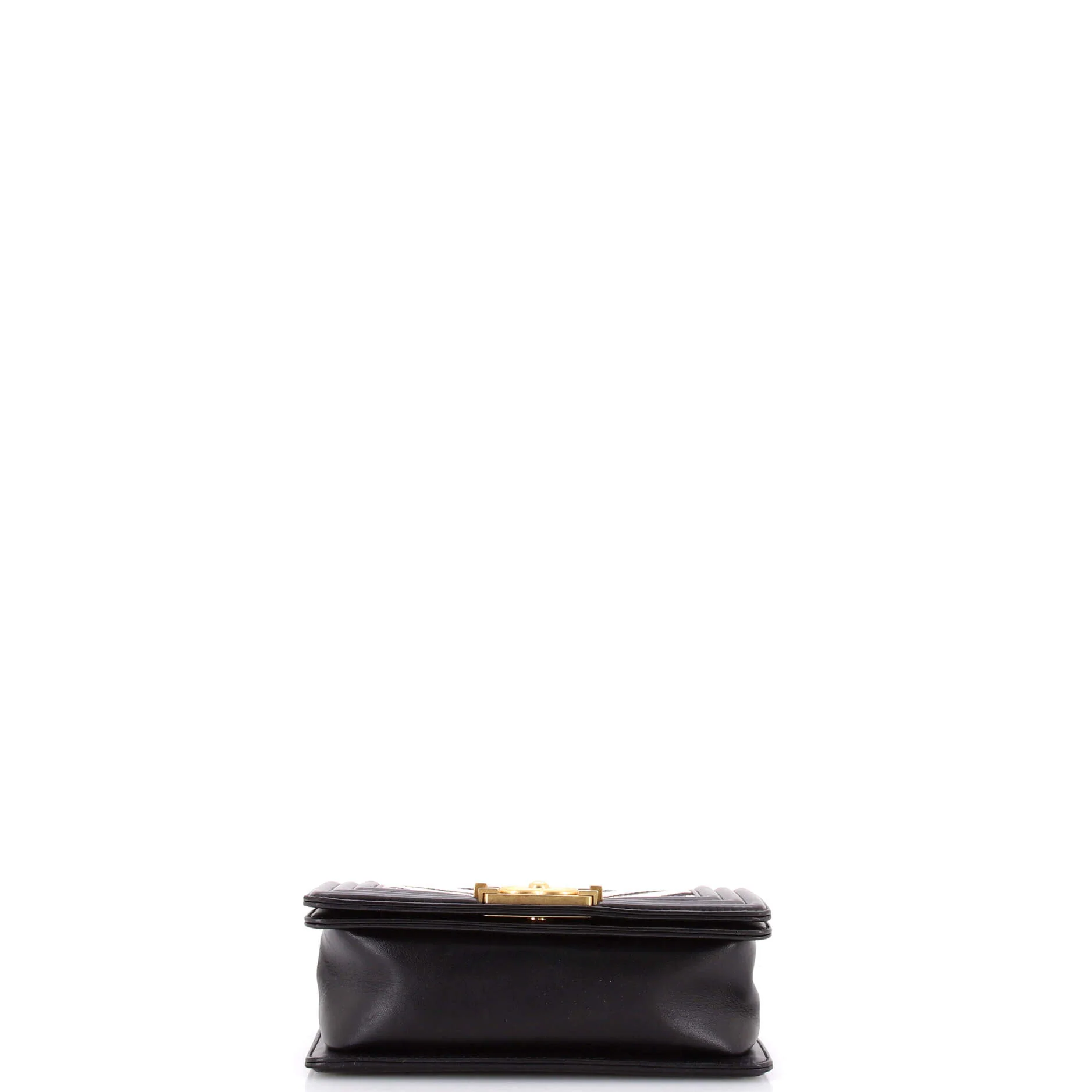 Boy Flap Bag Braided Chevron Cording and Calfskin Small - Image 4