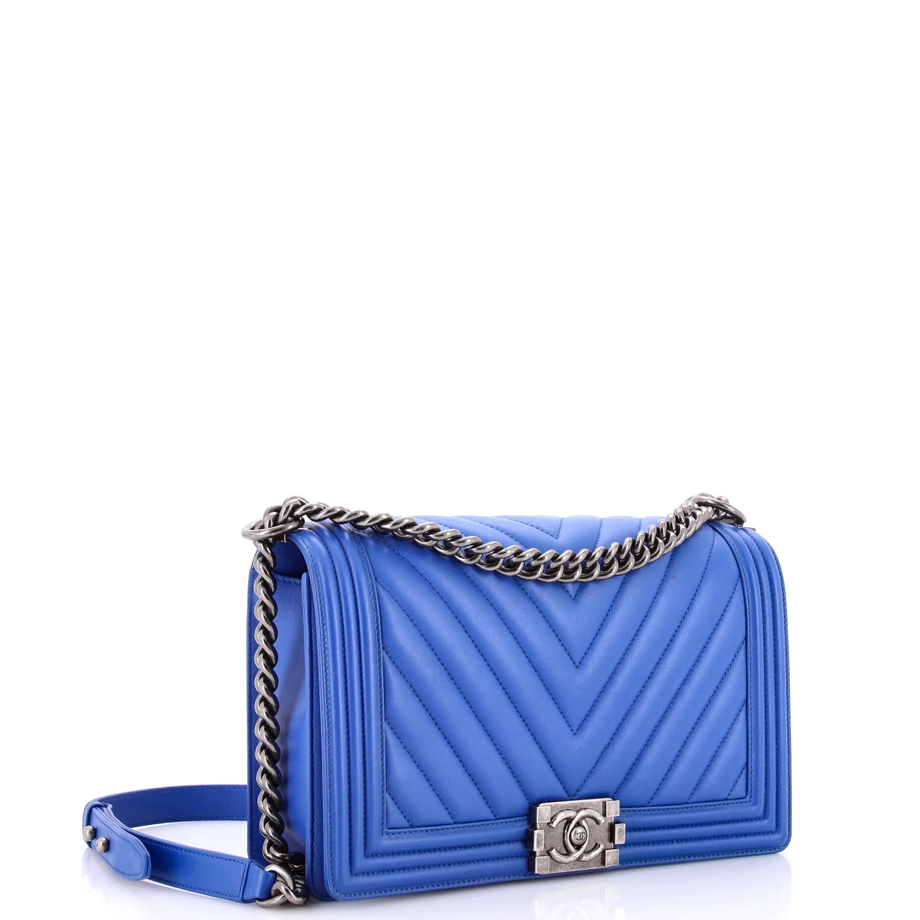 Boy Flap Bag Chevron Calfskin New Medium - Image 2