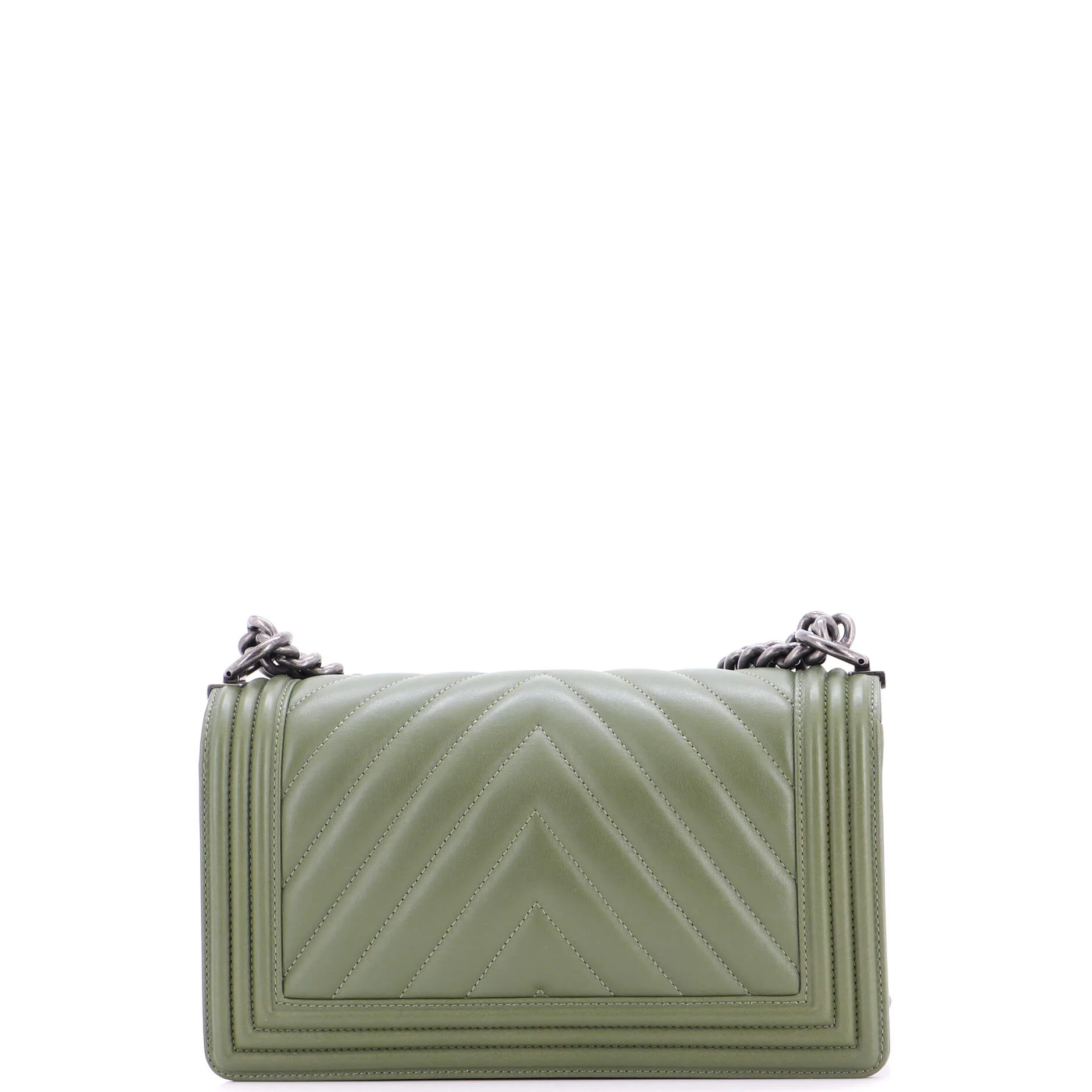 Boy Flap Bag Chevron Calfskin Old Medium - Image 5