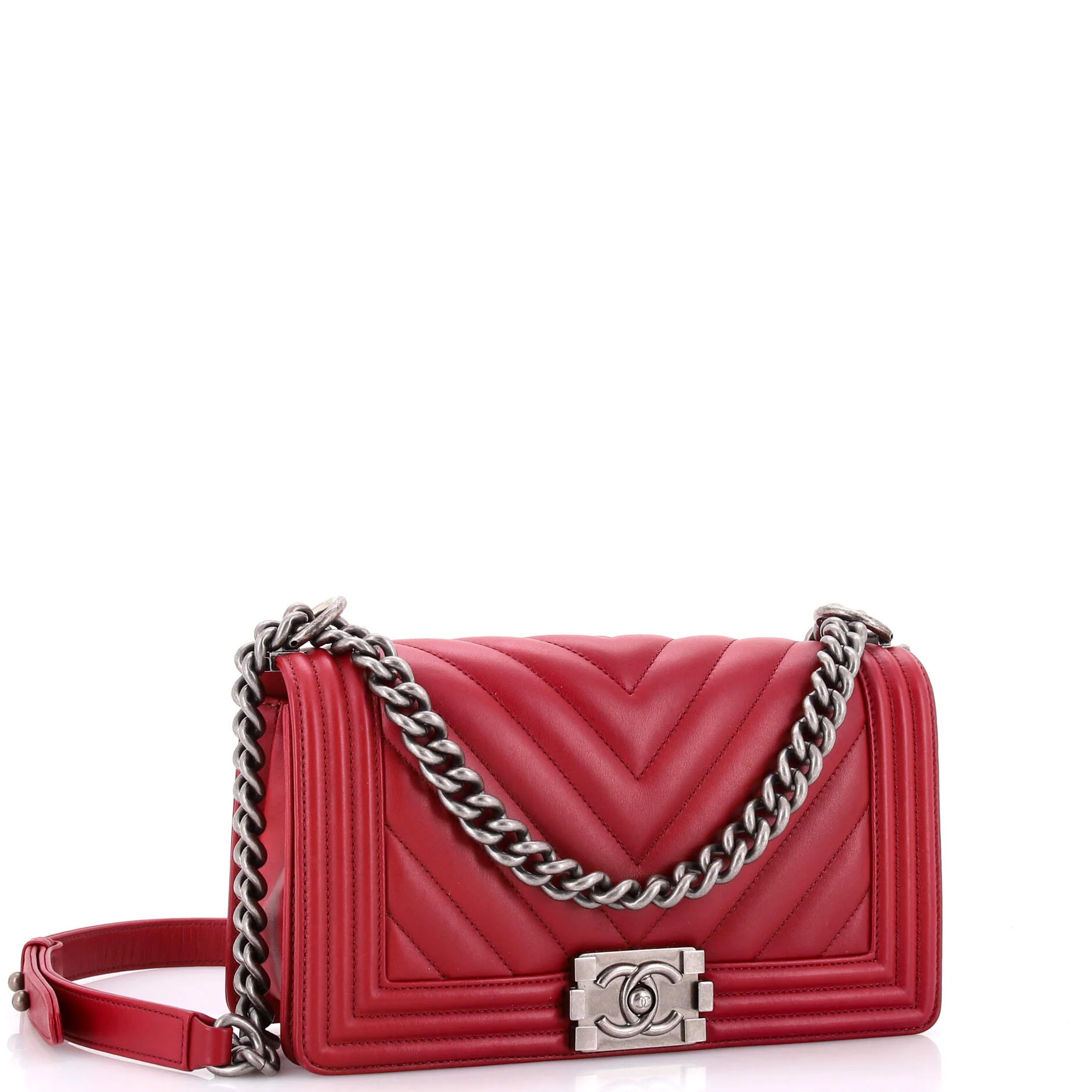 Boy Flap Bag Chevron Calfskin Old Medium - Image 2