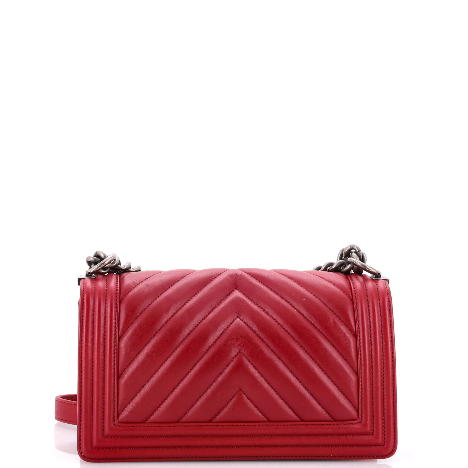Boy Flap Bag Chevron Calfskin Old Medium - Image 3