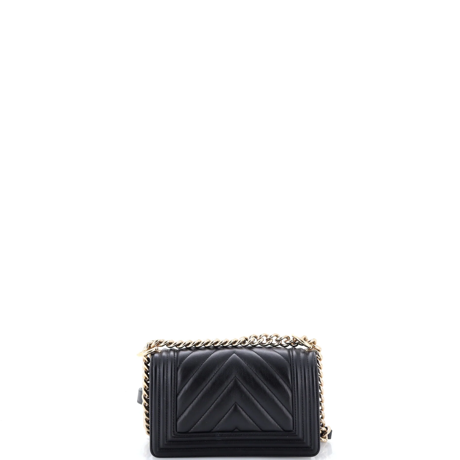 Boy Flap Bag Chevron Calfskin Small - Image 3