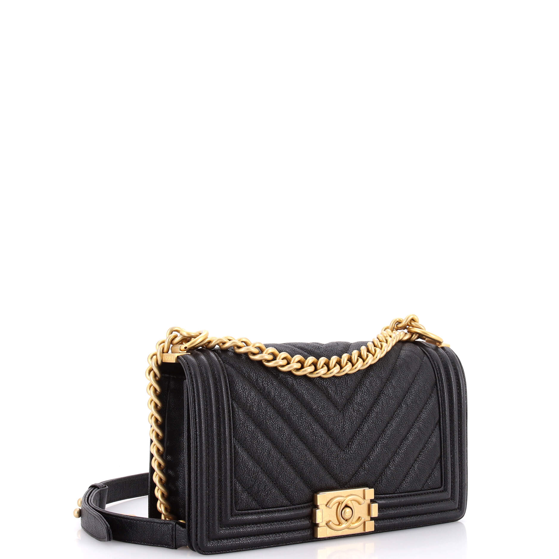 Boy Flap Bag Chevron Caviar Old Medium - Image 2