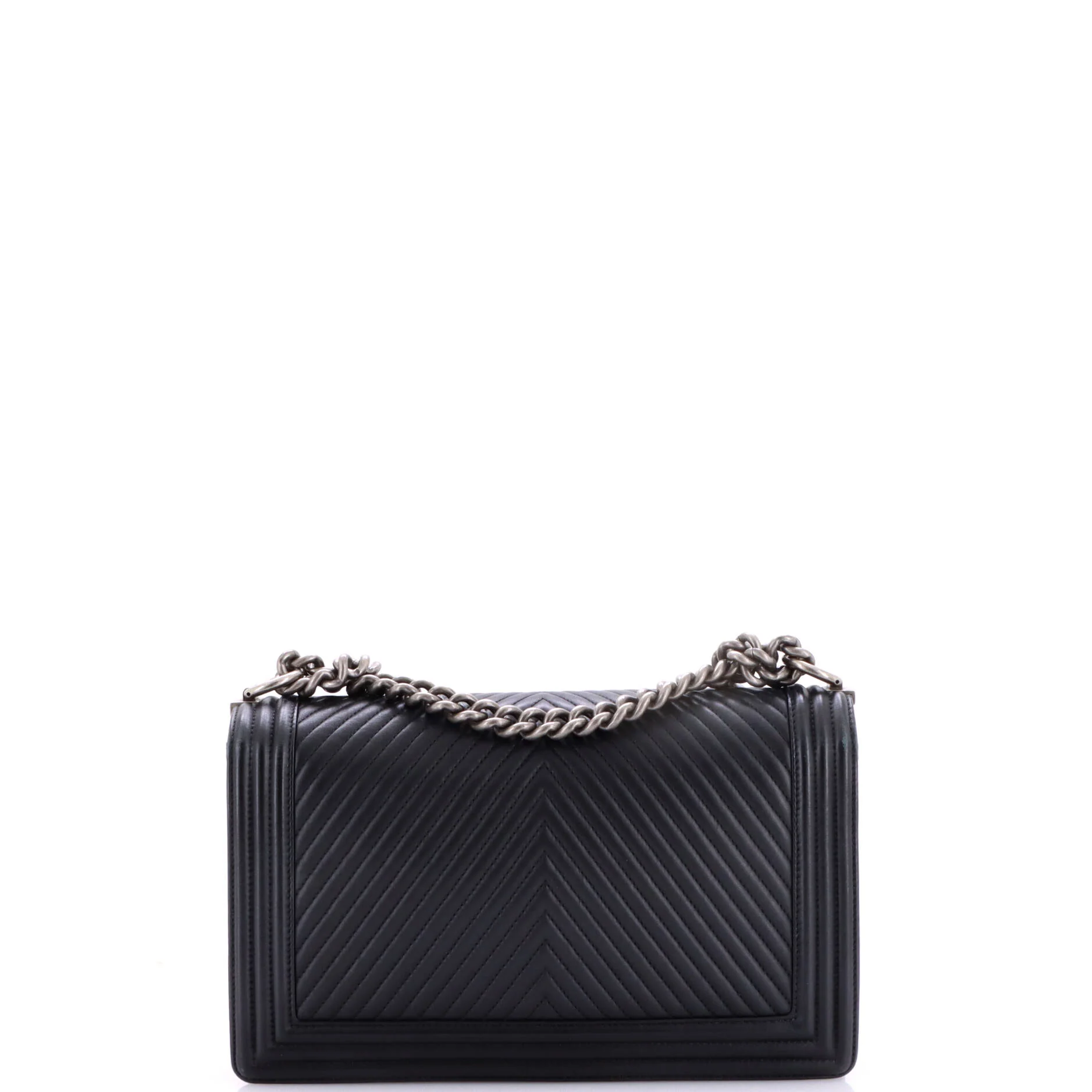 Boy Flap Bag Chevron Lambskin New Medium - Image 4