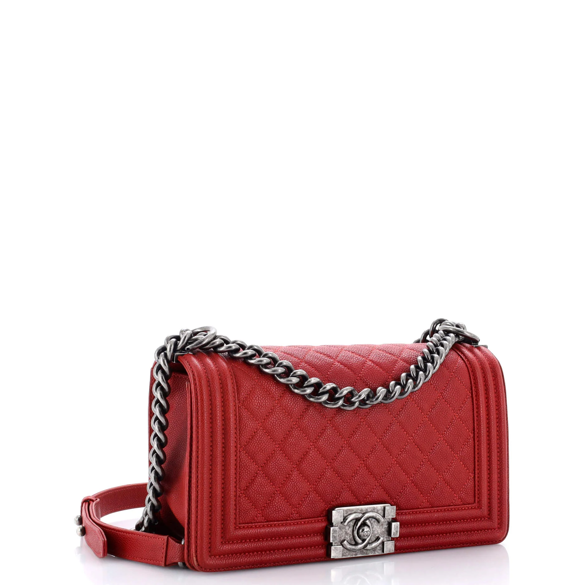 Boy Flap Bag Quilted Caviar Old Medium - Image 2