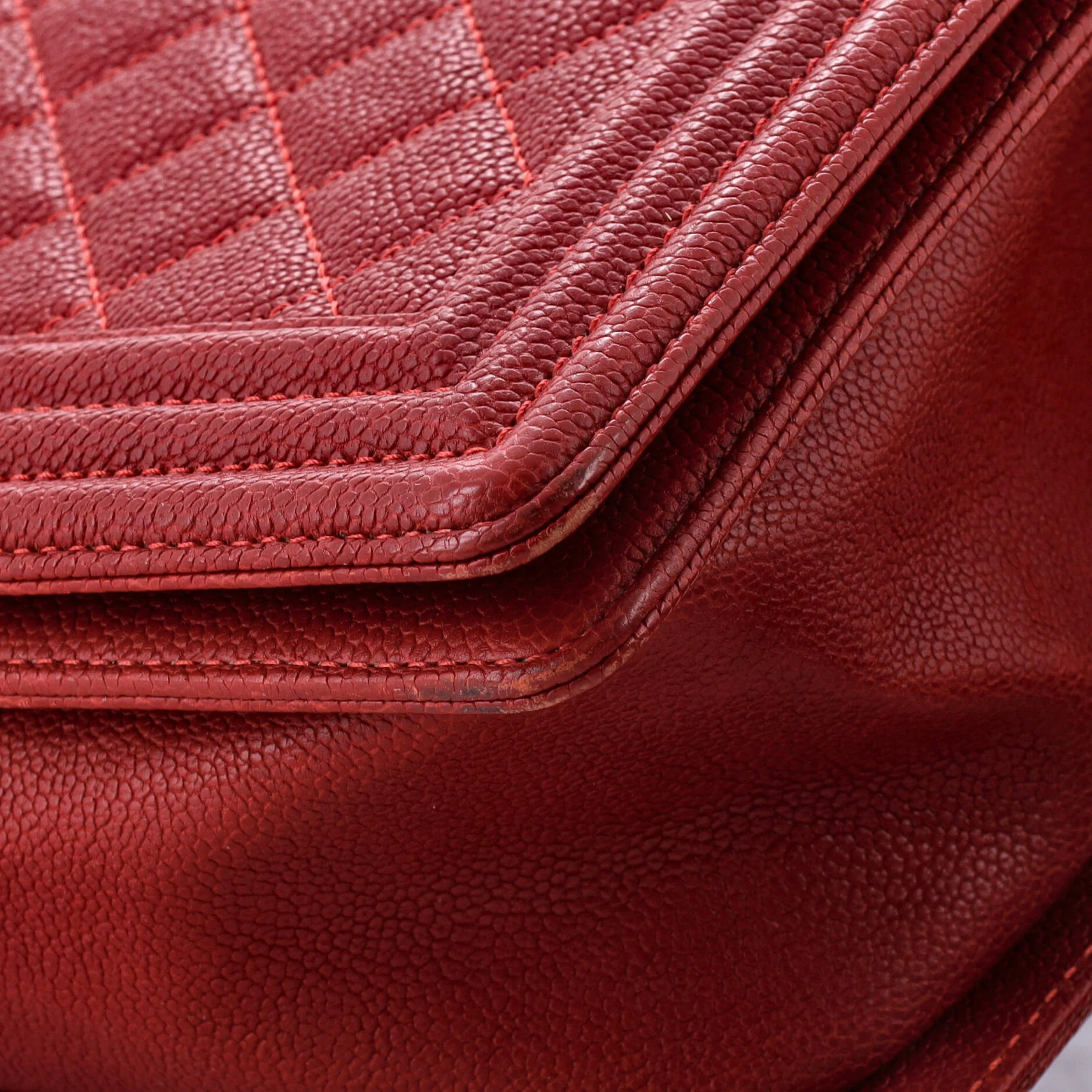 Boy Flap Bag Quilted Caviar Old Medium - Image 6