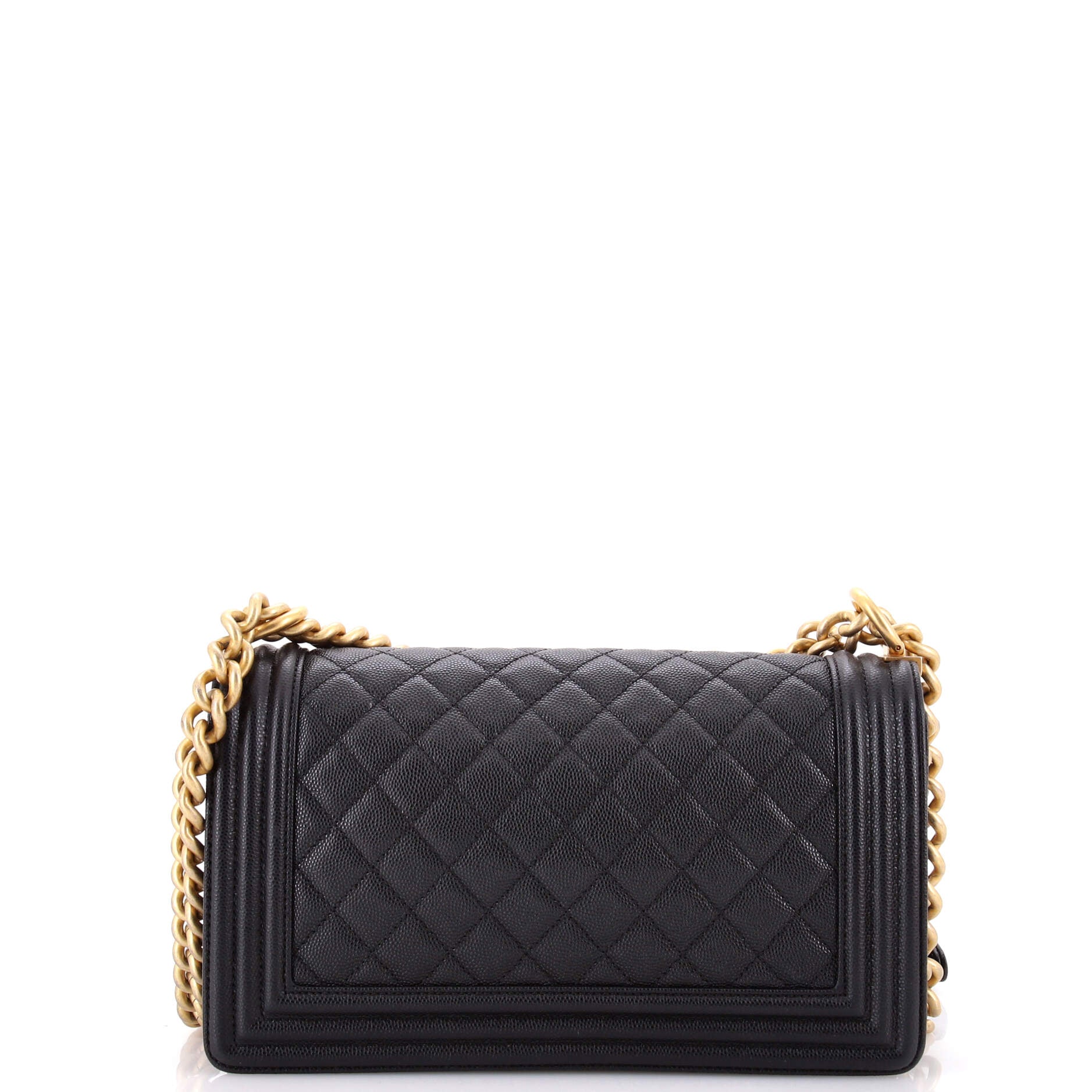 Boy Flap Bag Quilted Caviar Old Medium - Image 3