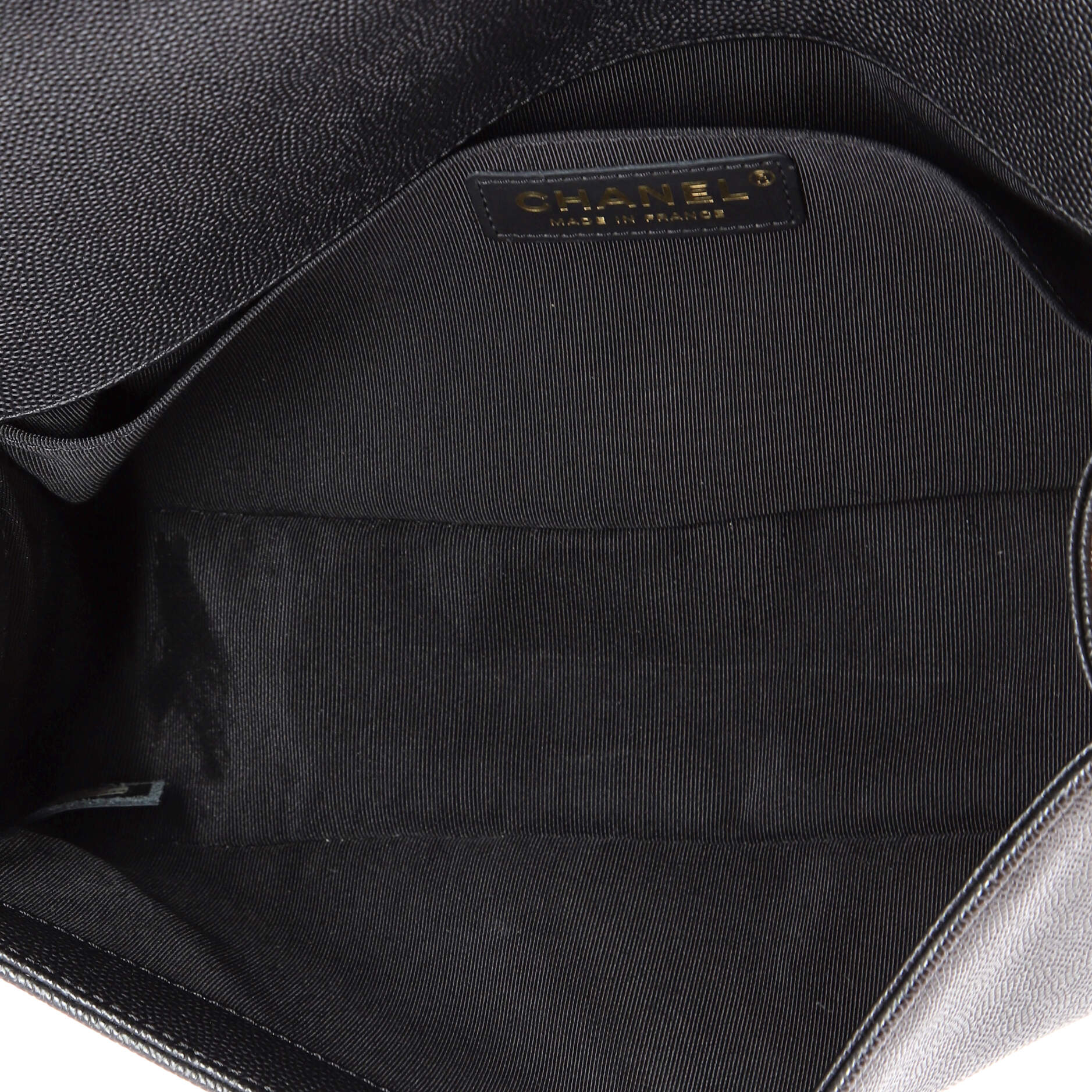 Boy Flap Bag Quilted Caviar Old Medium - Image 5