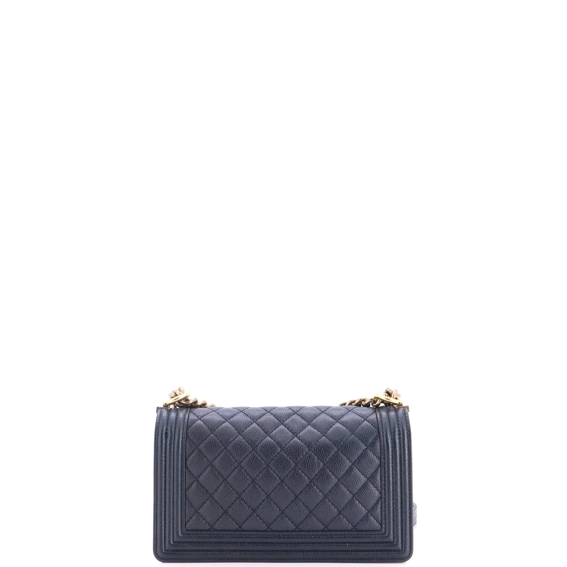 Boy Flap Bag Quilted Caviar Old Medium - Image 3