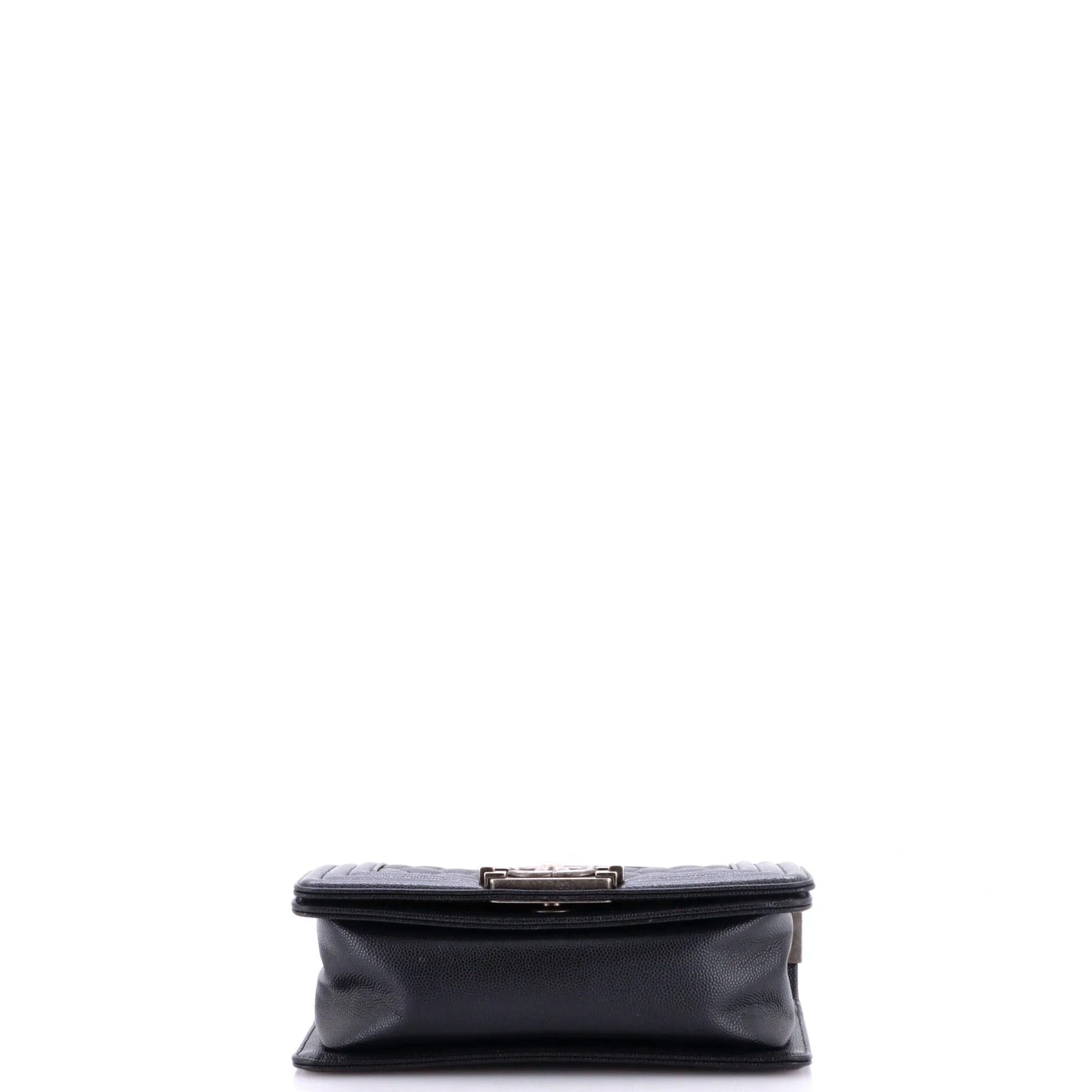 Boy Flap Bag Quilted Caviar Small - Image 4