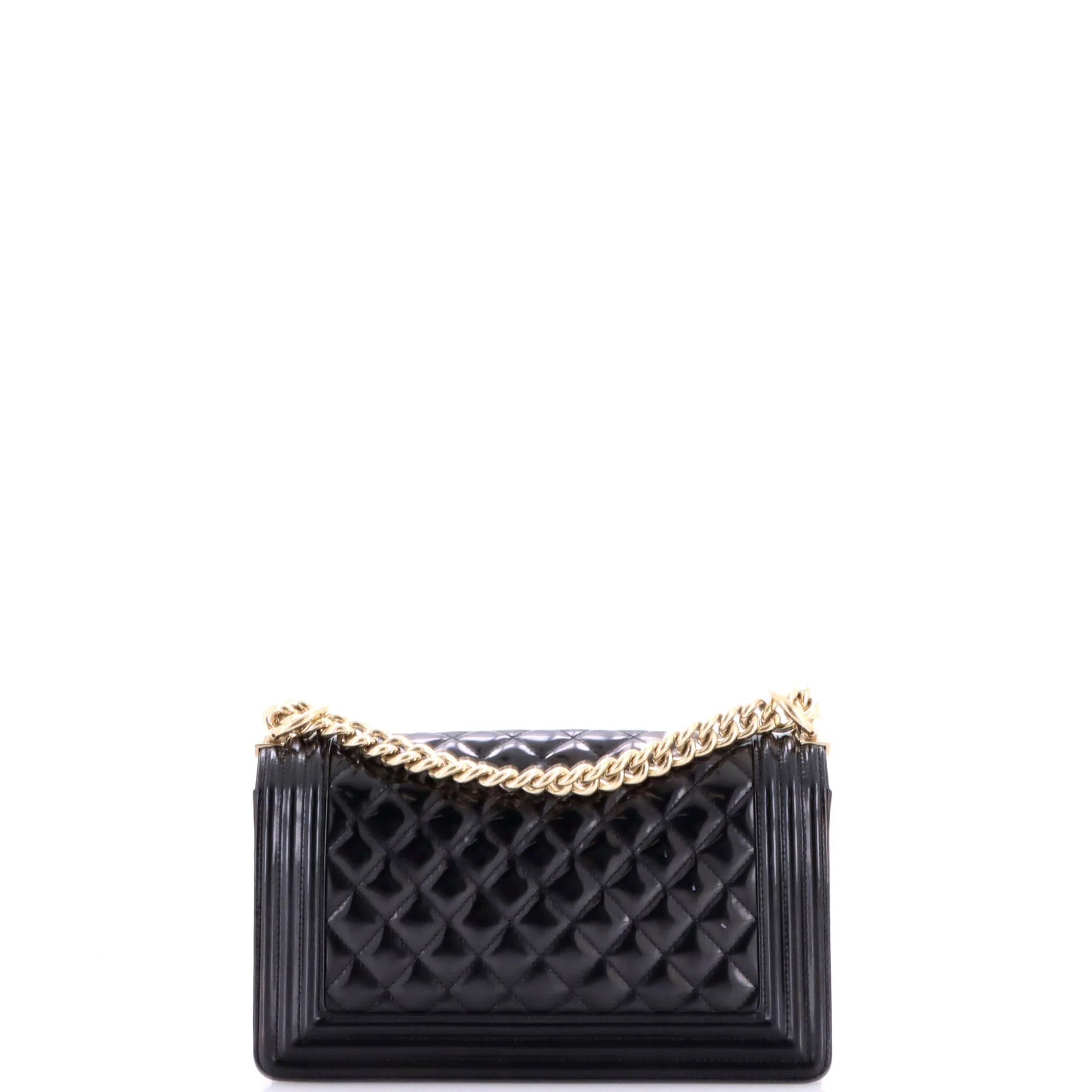 Boy Flap Bag Quilted Iridescent Glazed Calfskin Old Medium - Image 3