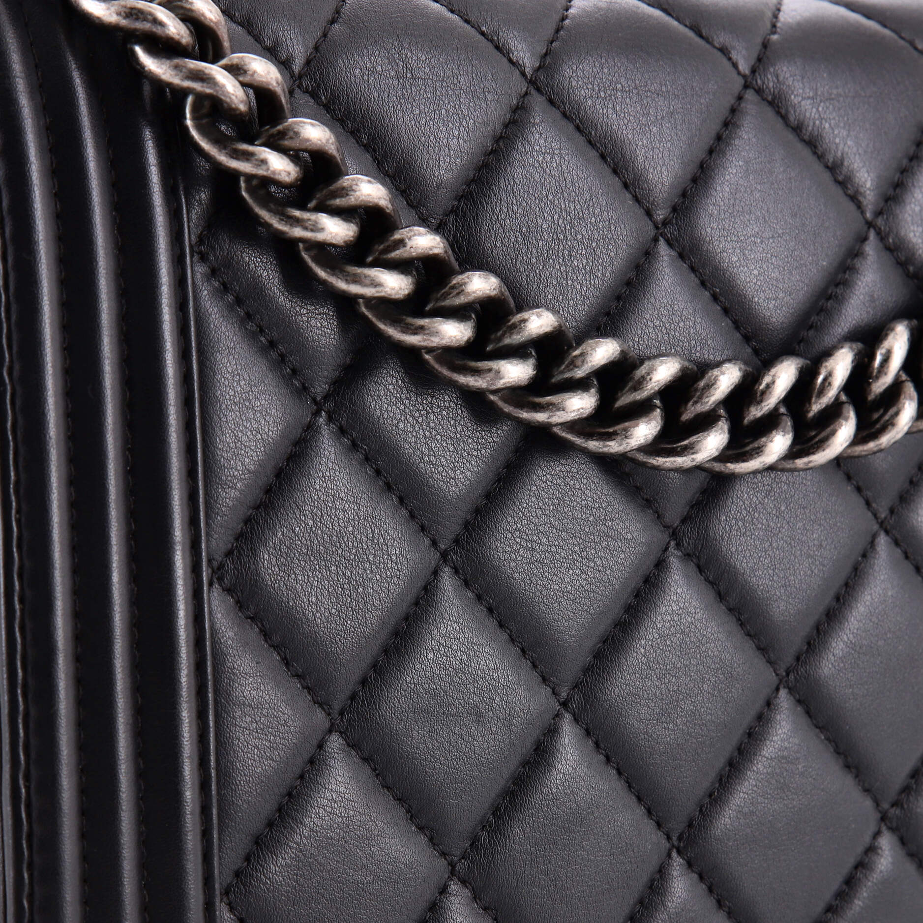 Boy Flap Bag Quilted Lambskin New Medium - Image 7