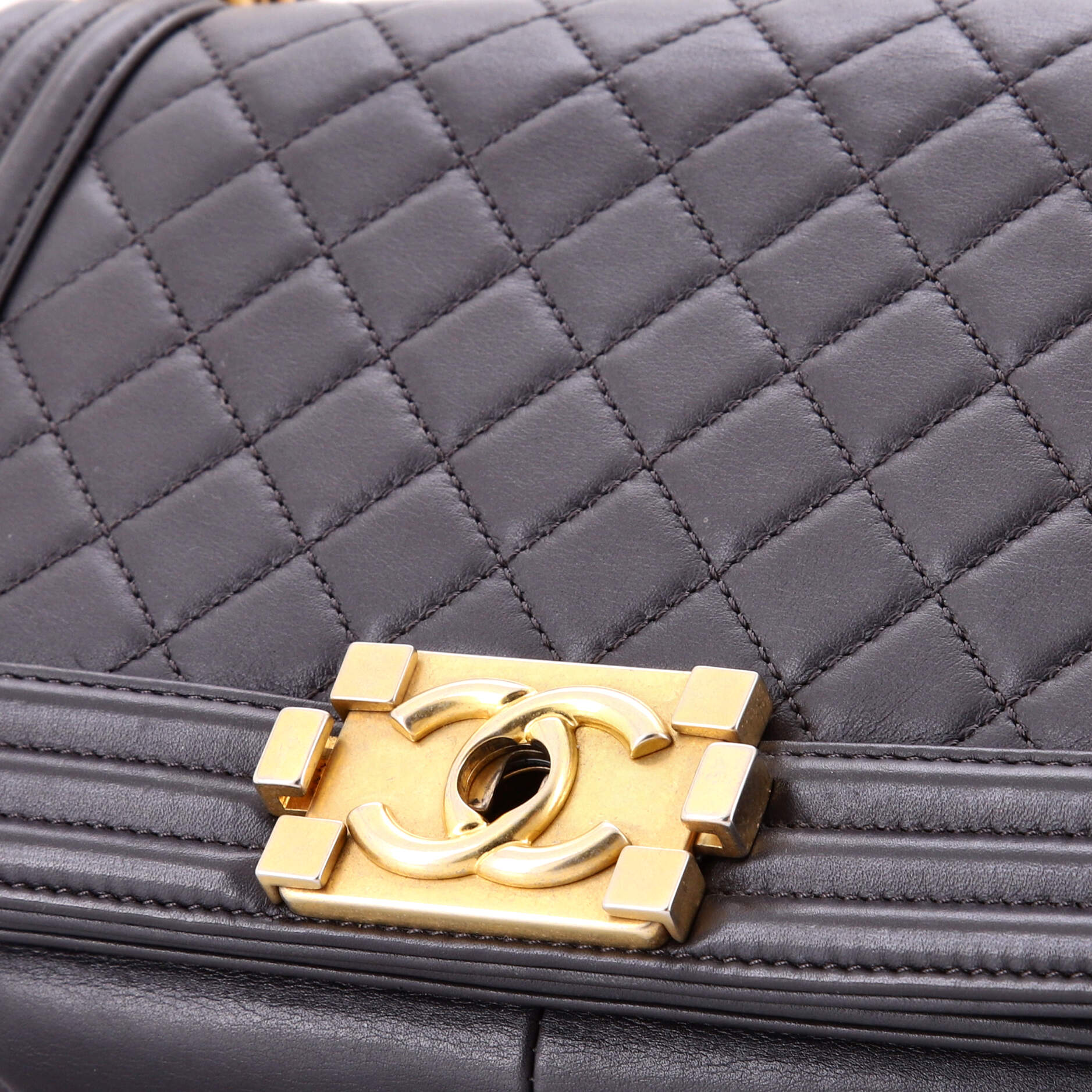 Boy Flap Bag Quilted Lambskin Old Medium - Image 6