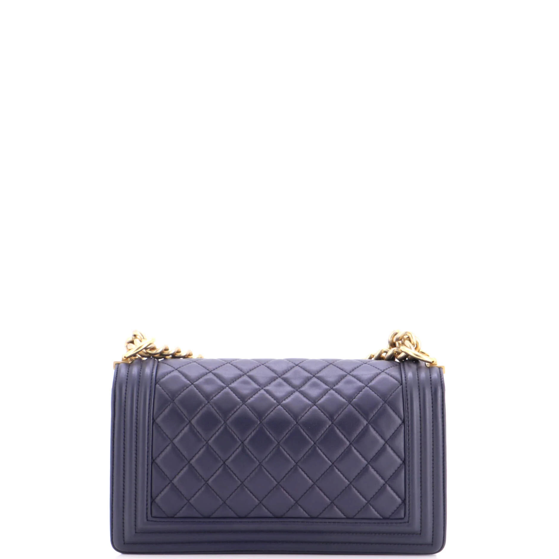 Boy Flap Bag Quilted Lambskin Old Medium - Image 3