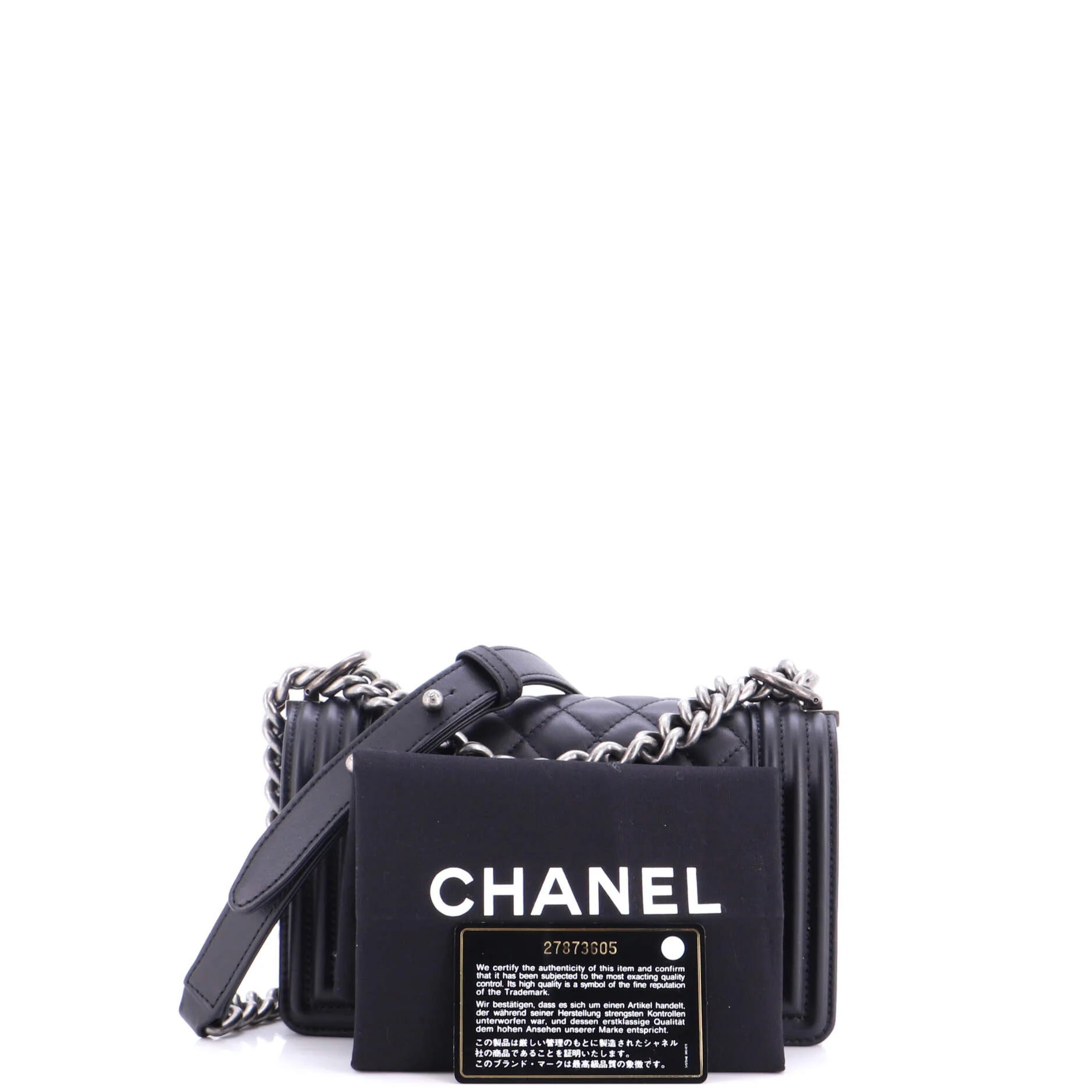 Boy Flap Bag Quilted Lambskin Small - Image 2