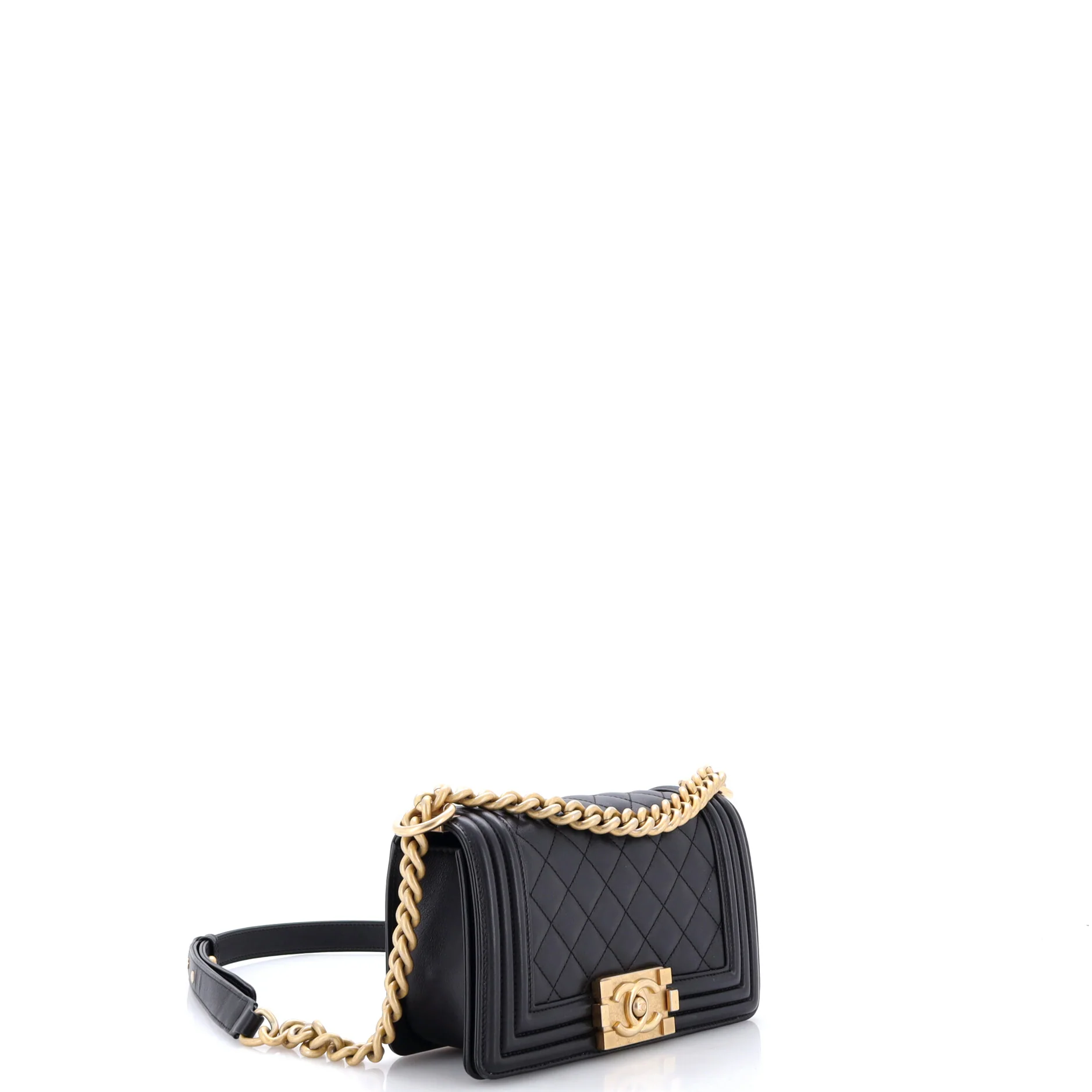 Boy Flap Bag Quilted Lambskin Small - Image 2