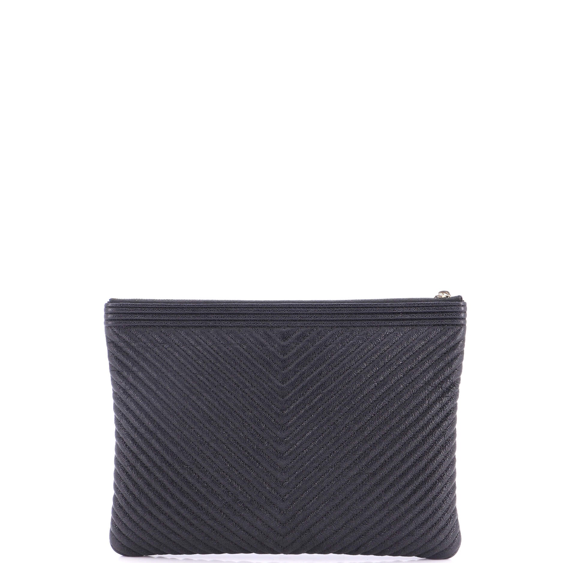 Boy O Case Clutch Chevron Caviar Medium - Image 4