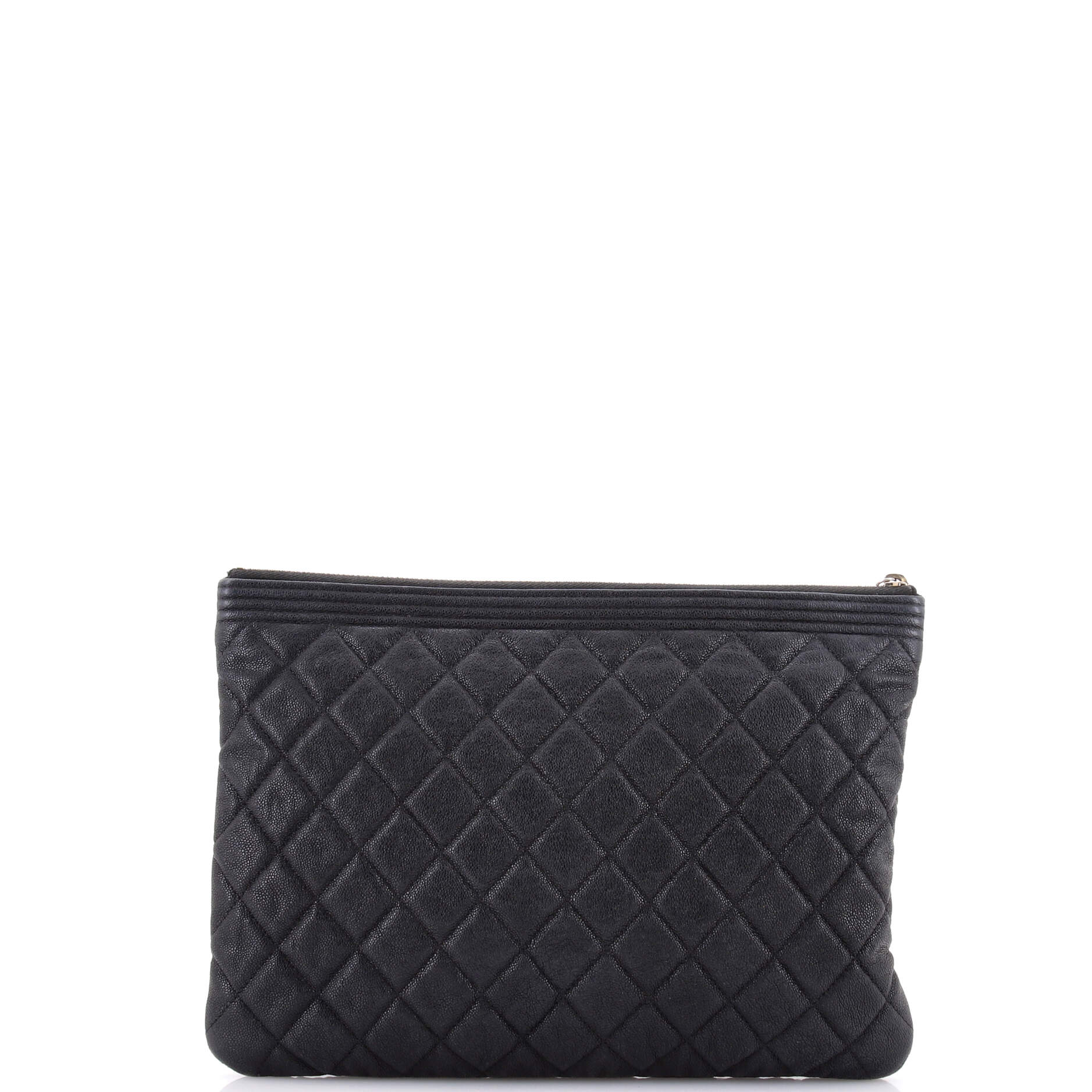 Boy O Case Clutch Quilted Caviar Medium - Image 3