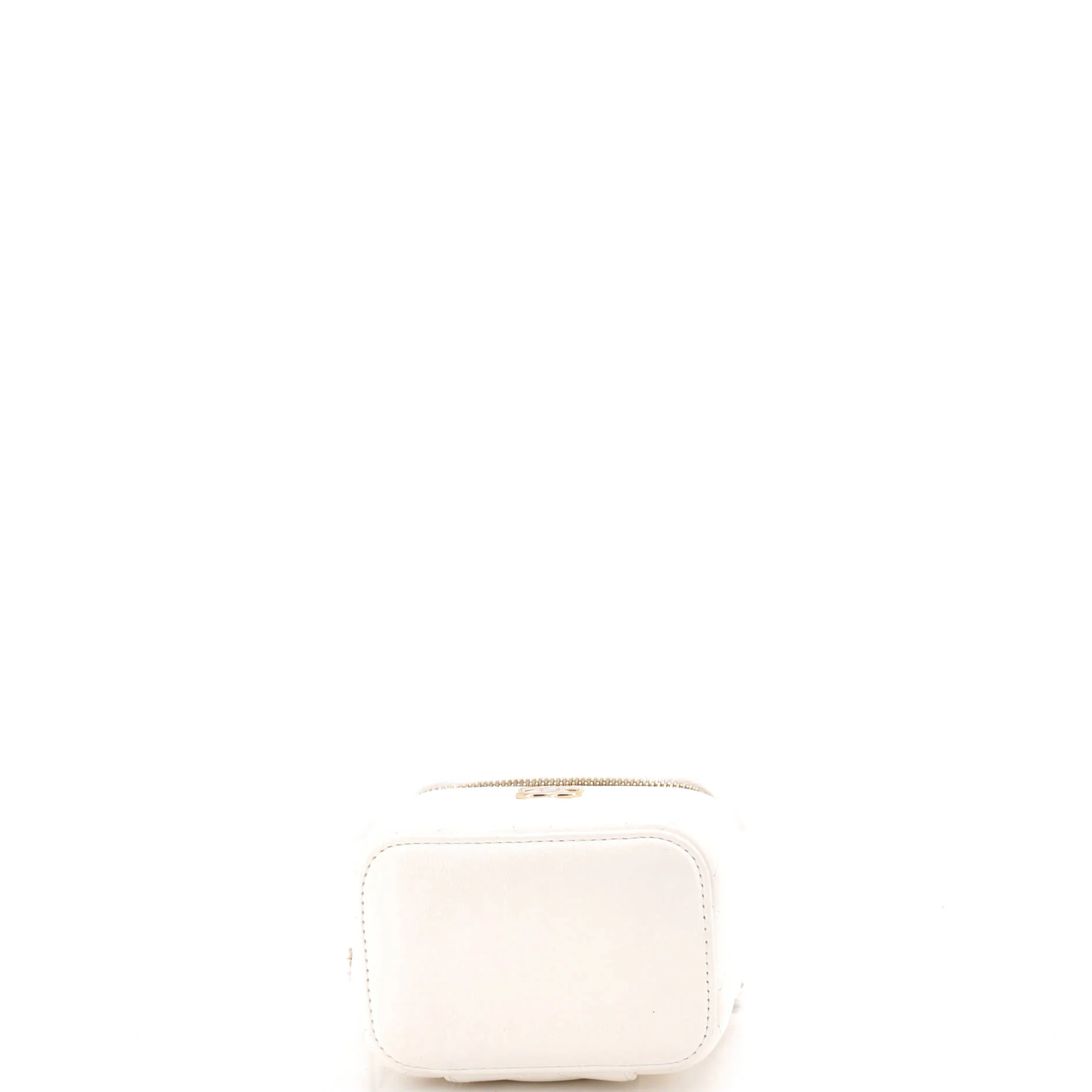 Camellia Bow Vanity Case with Chain Quilted Lambskin Mini - Image 5