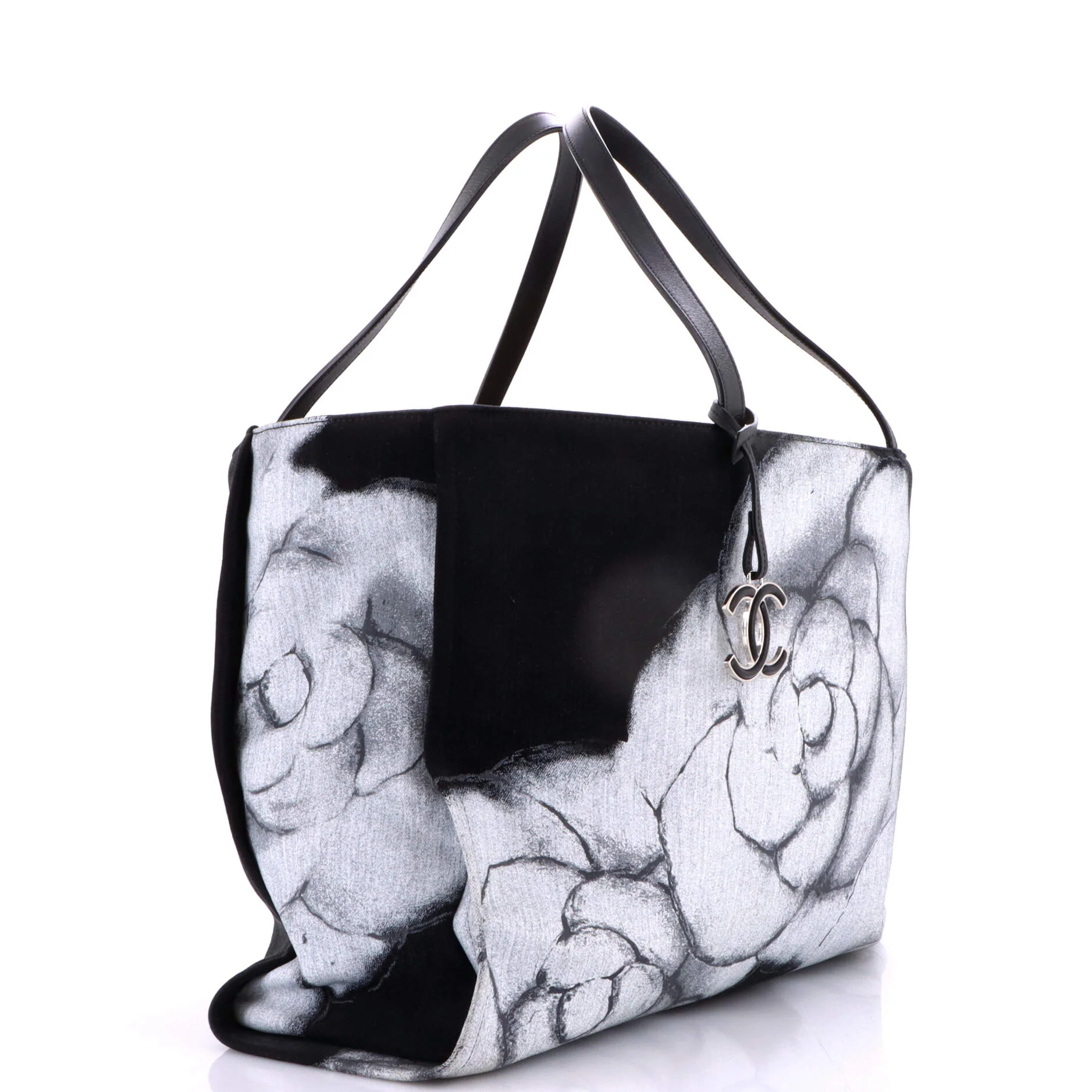 Camellia CC Tote Printed Canvas Large - Image 2