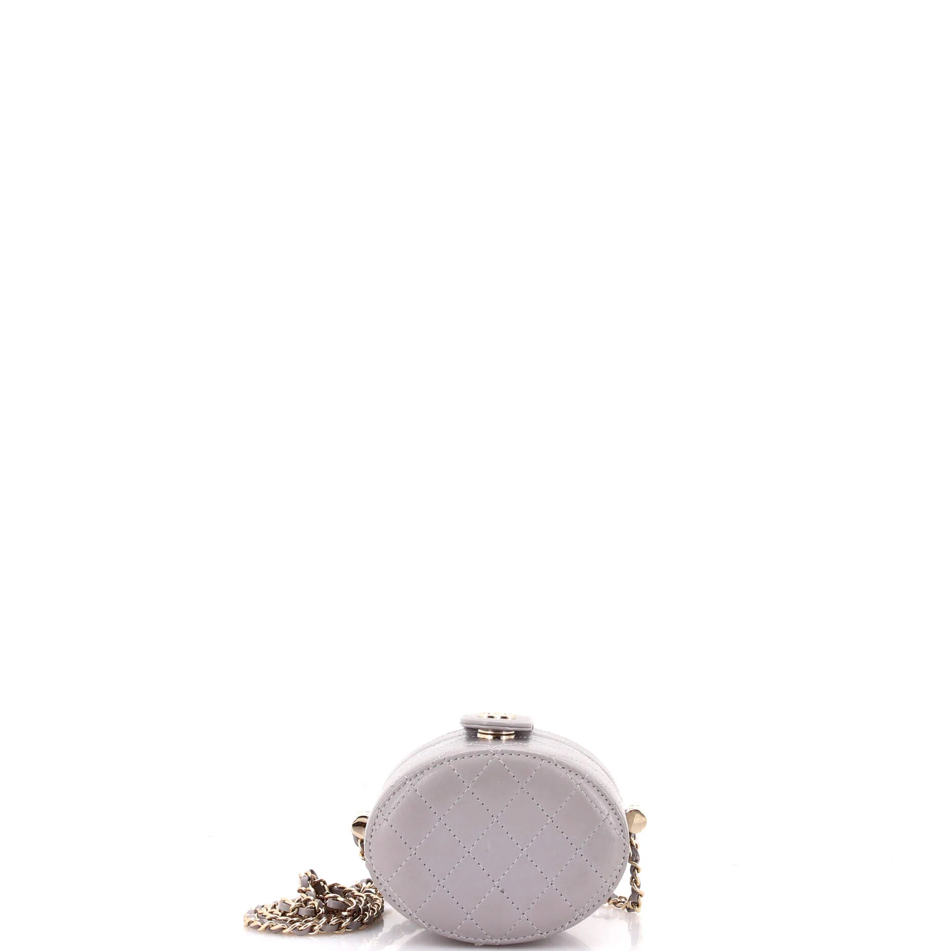 CC Allure Vanity Case with Chain Quilted Lambskin Mini - Image 5
