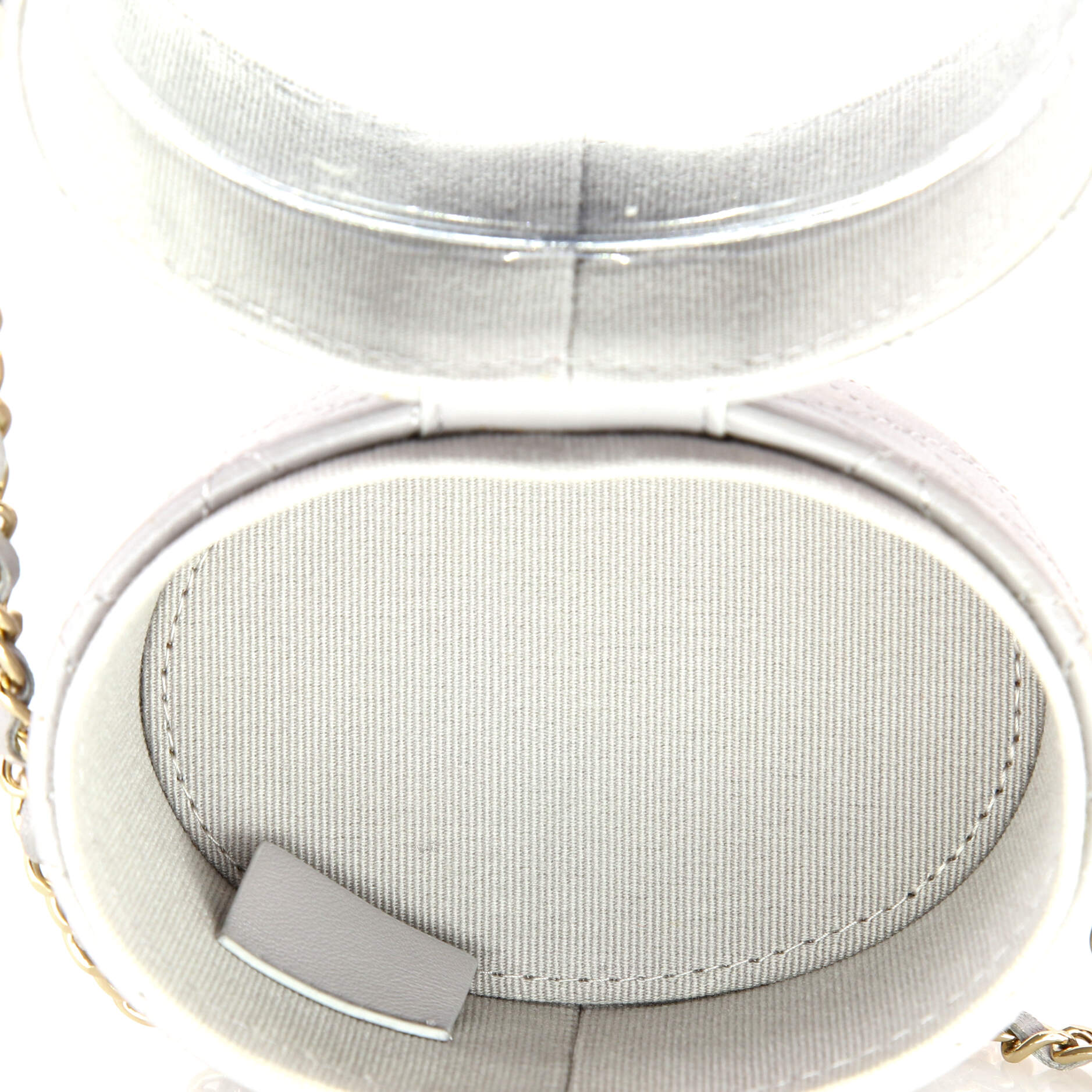 CC Allure Vanity Case with Chain Quilted Lambskin Mini - Image 6