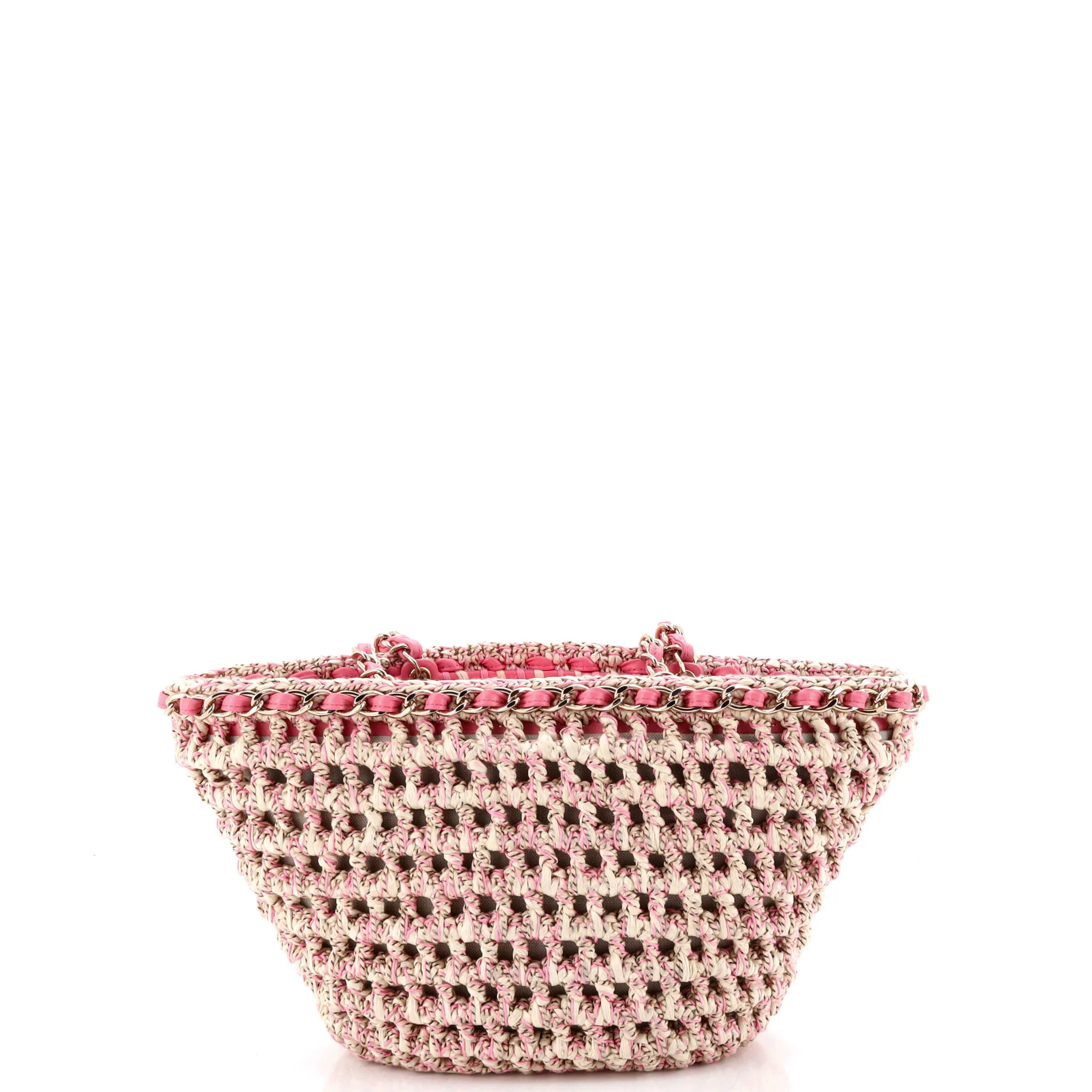 CC Charm Chain Shopping Tote Crochet Small - Image 3