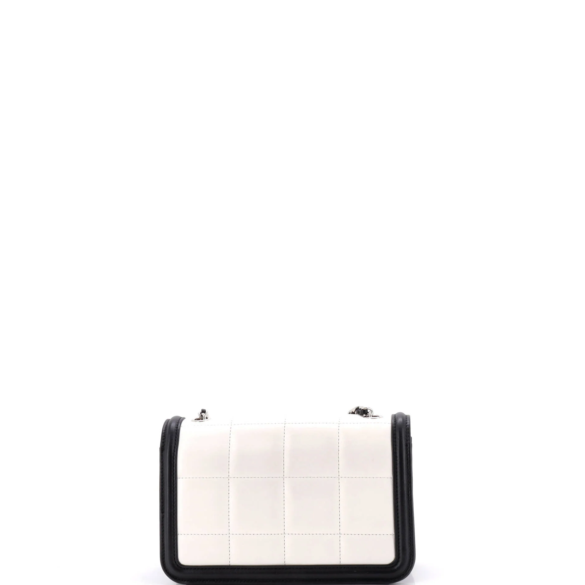 CC Chocolate Bar Flap Bag Quilted Lambskin Mini - Image 3