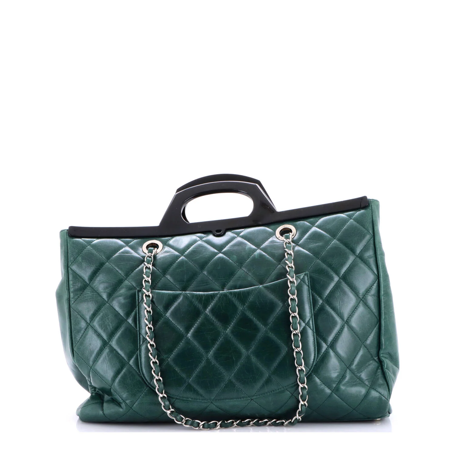 CC Delivery Tote Quilted Glazed Calfskin Large - Image 3
