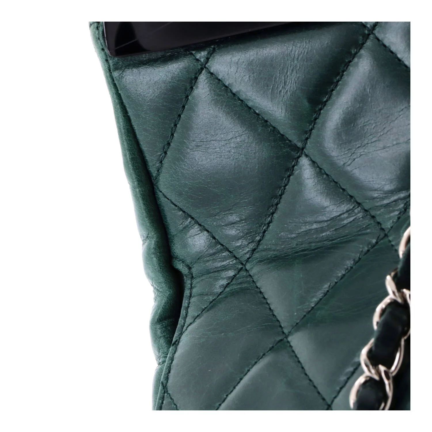 CC Delivery Tote Quilted Glazed Calfskin Large - Image 6
