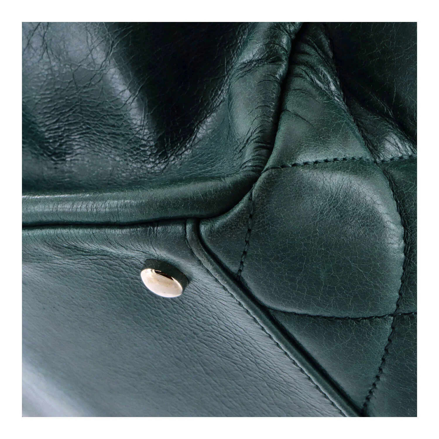 CC Delivery Tote Quilted Glazed Calfskin Large - Image 7