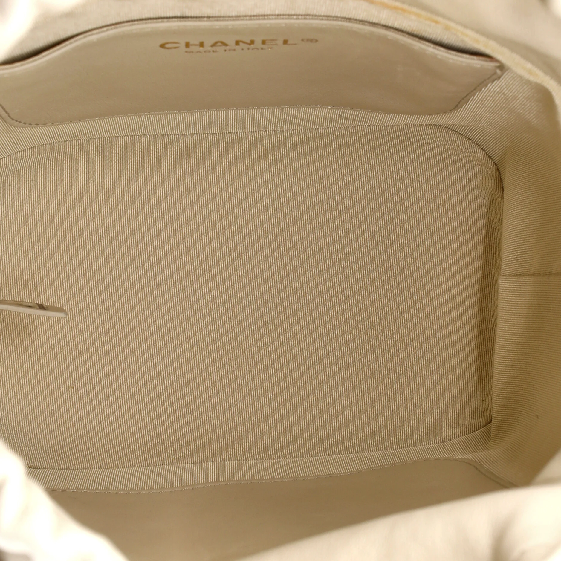 CC Drawstring Bucket Crossbody Bag Stitched Calfskin Medium - Image 5
