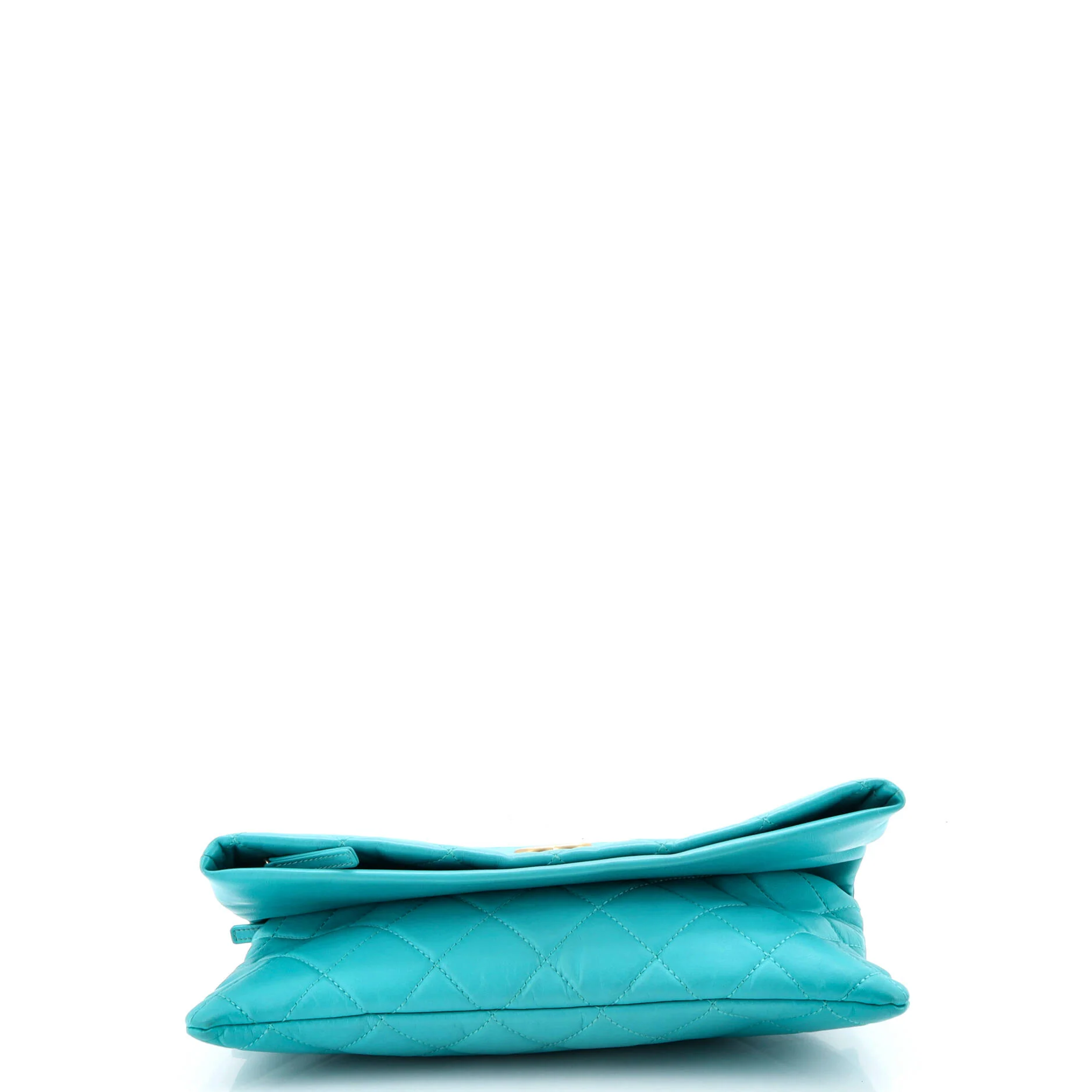 CC Foldover Clutch Quilted Lambskin Large - Image 4