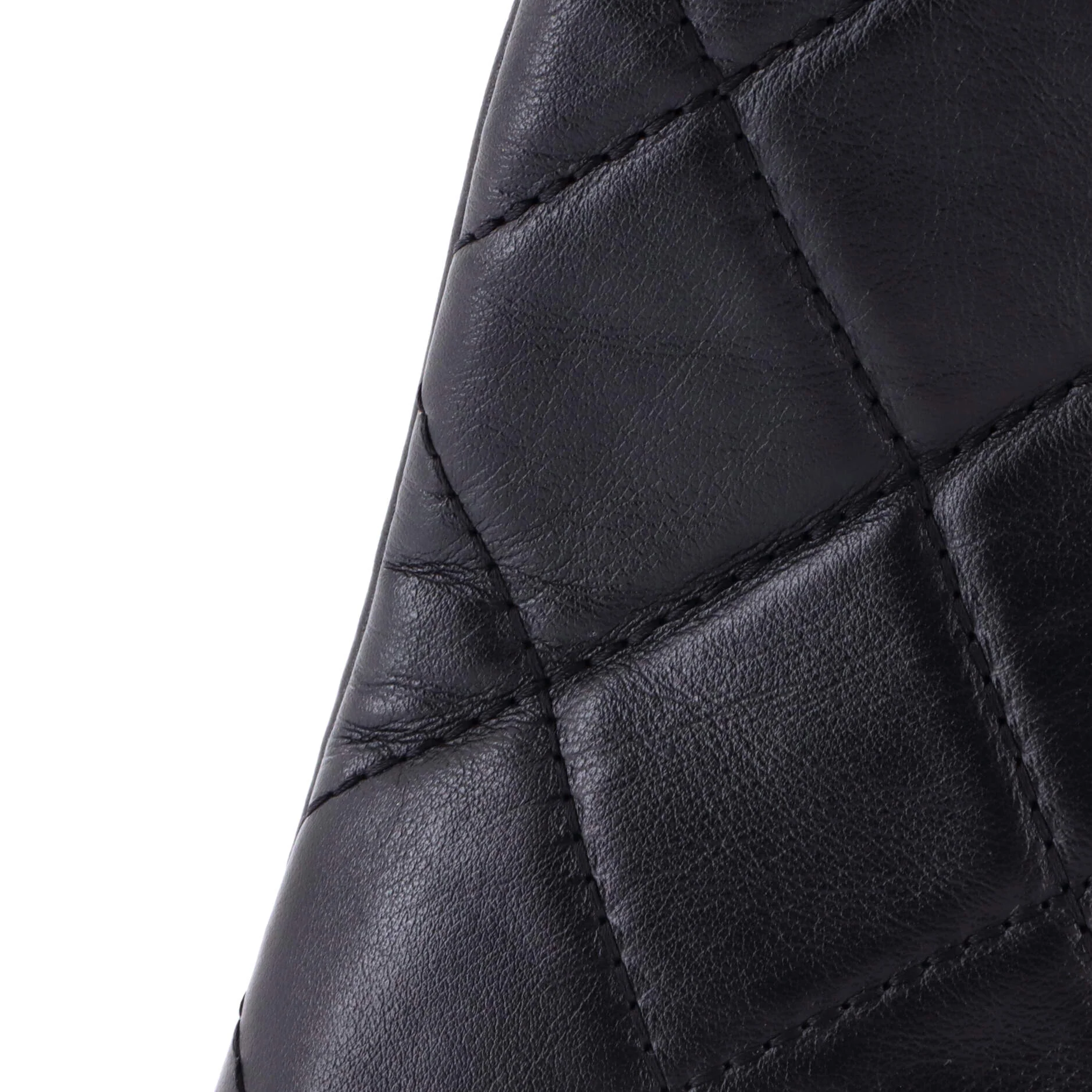 CC Foldover Clutch Quilted Lambskin Large - Image 6