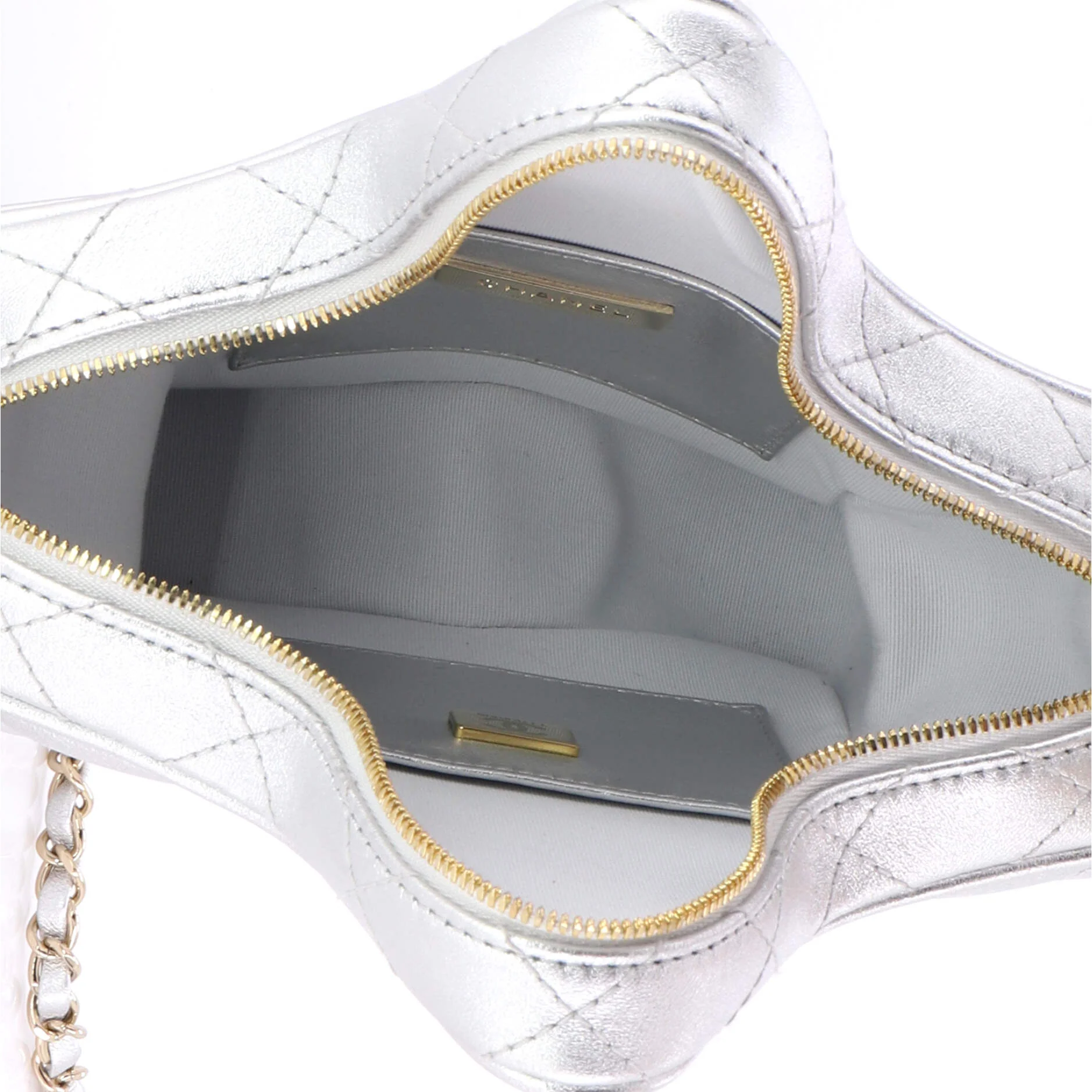 CC Walk of Fame Star Bag Quilted Metallic Lambskin - Image 5