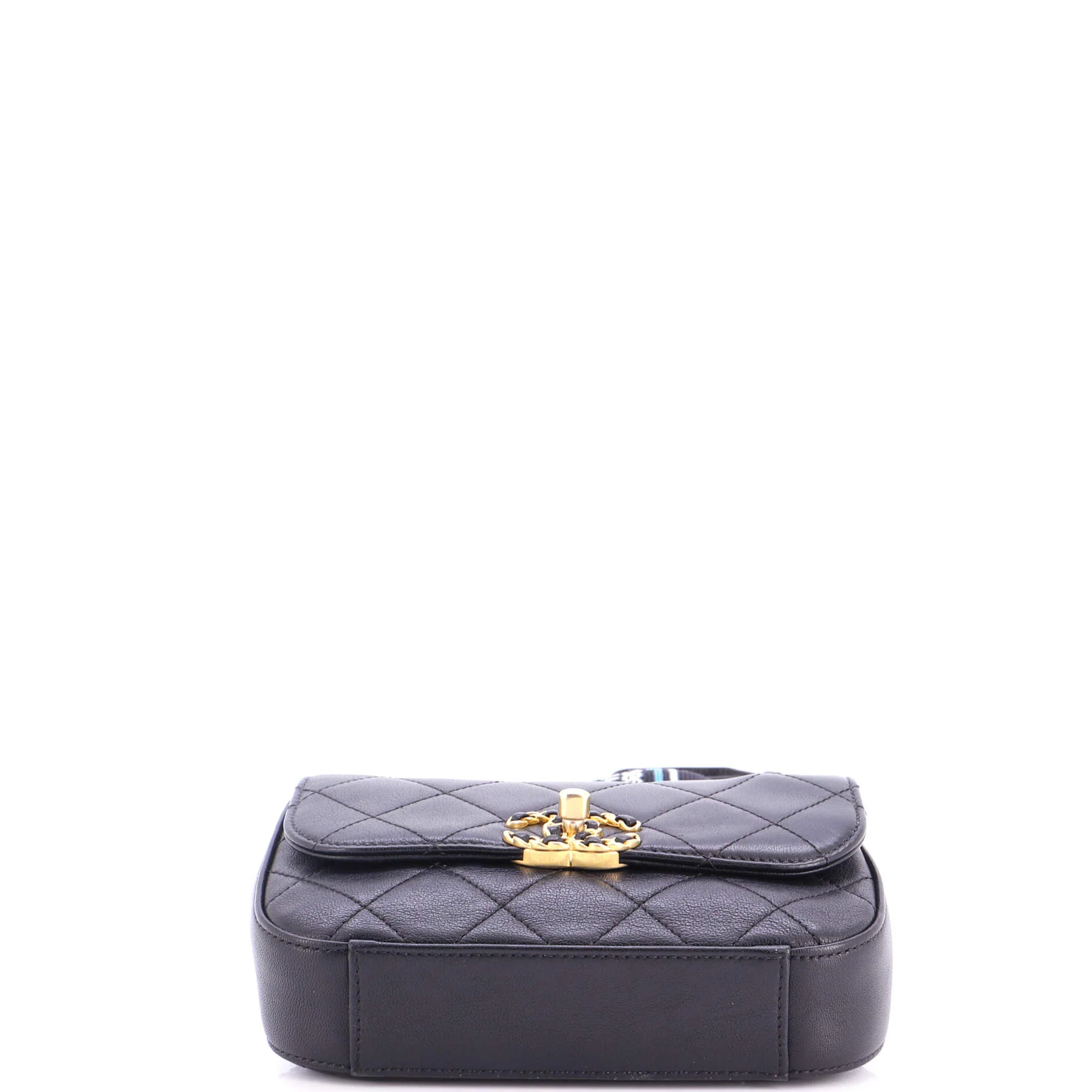 Chain Infinity Waist Bag Quilted Lambskin - Image 4