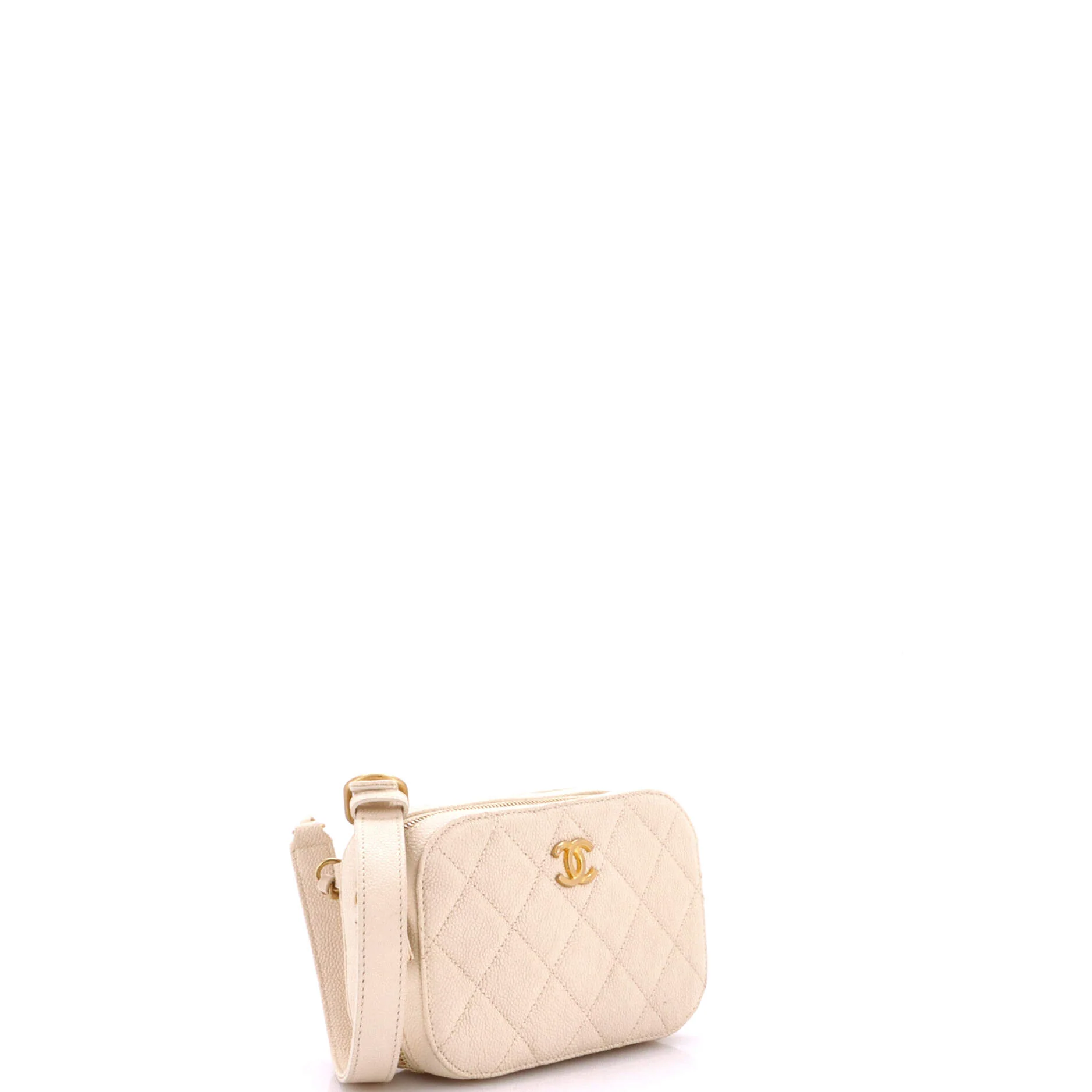Zip Around Belt Bag Quilted Caviar - Image 3